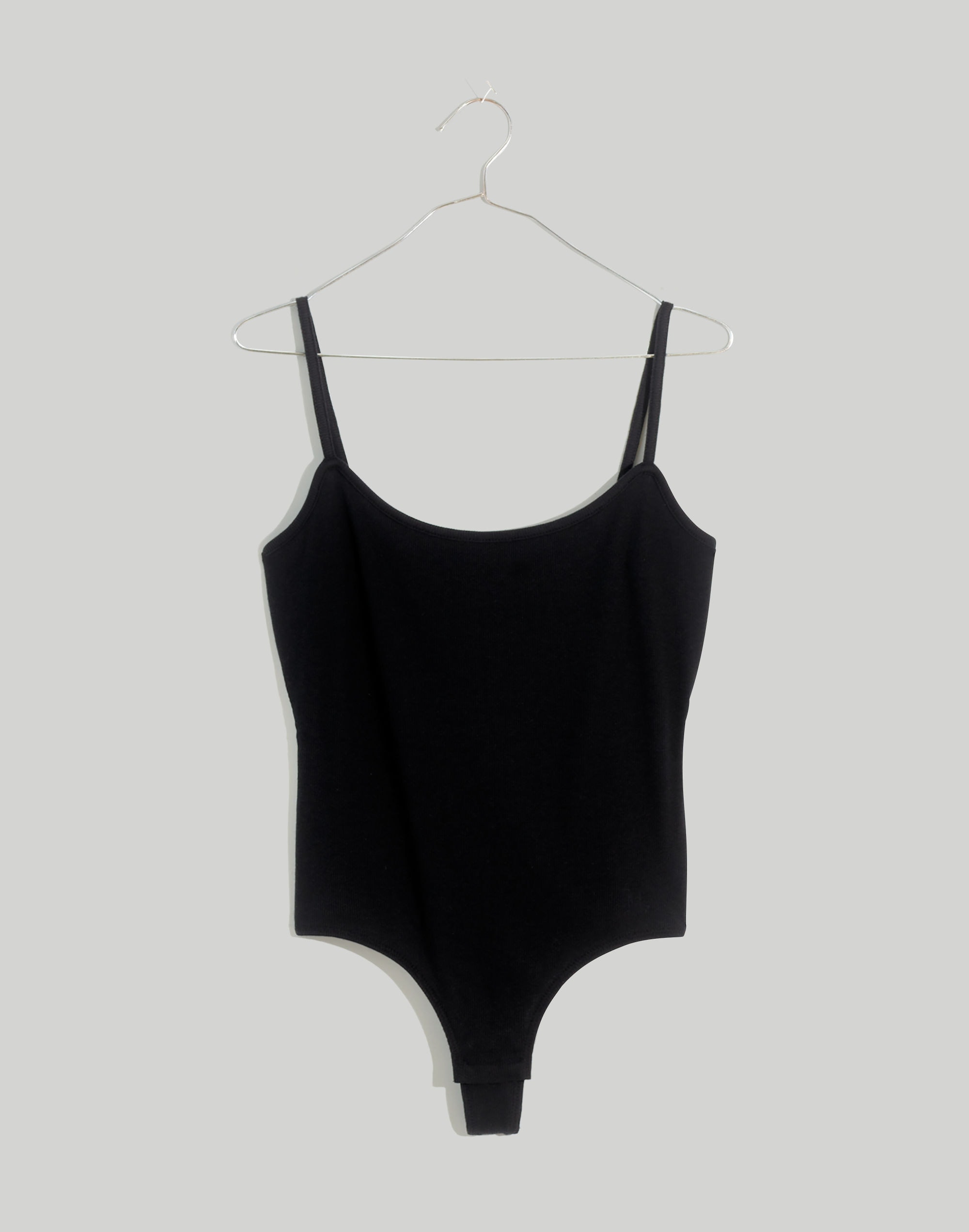 Ribbed Cami Thong Bodysuit