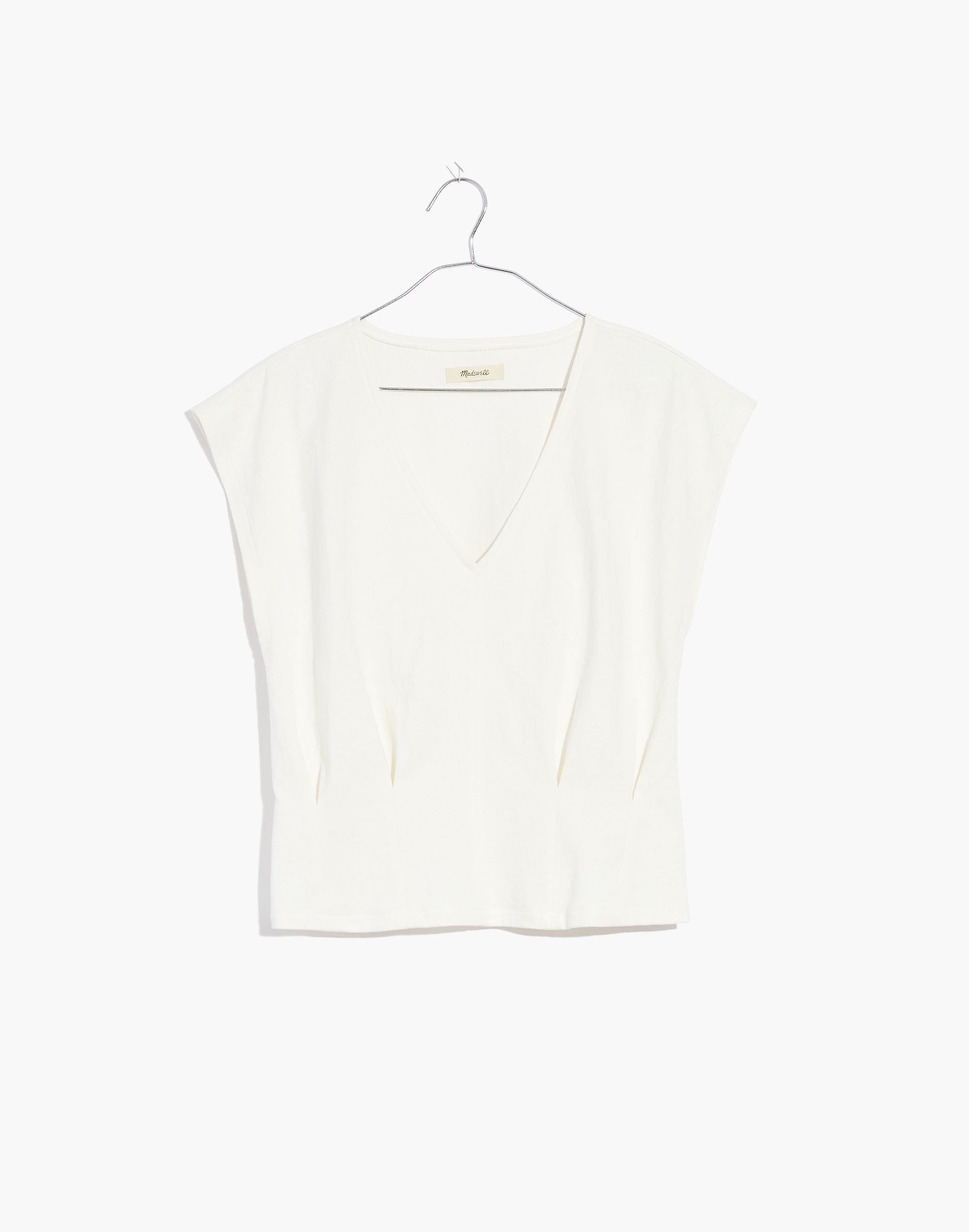 Organic Cotton V-Neck Fitted Tee