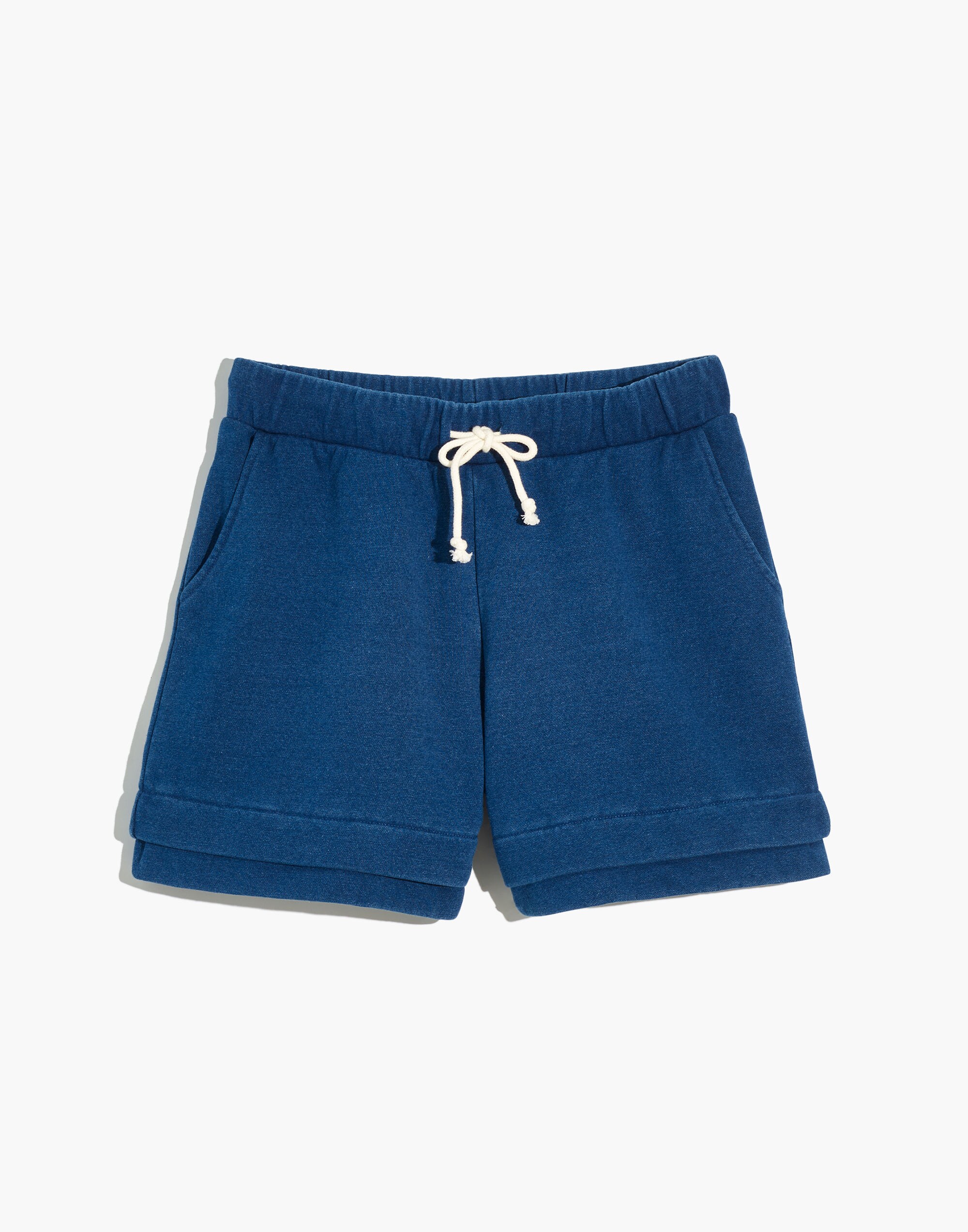 Indigo Terry Pull-On Shorts