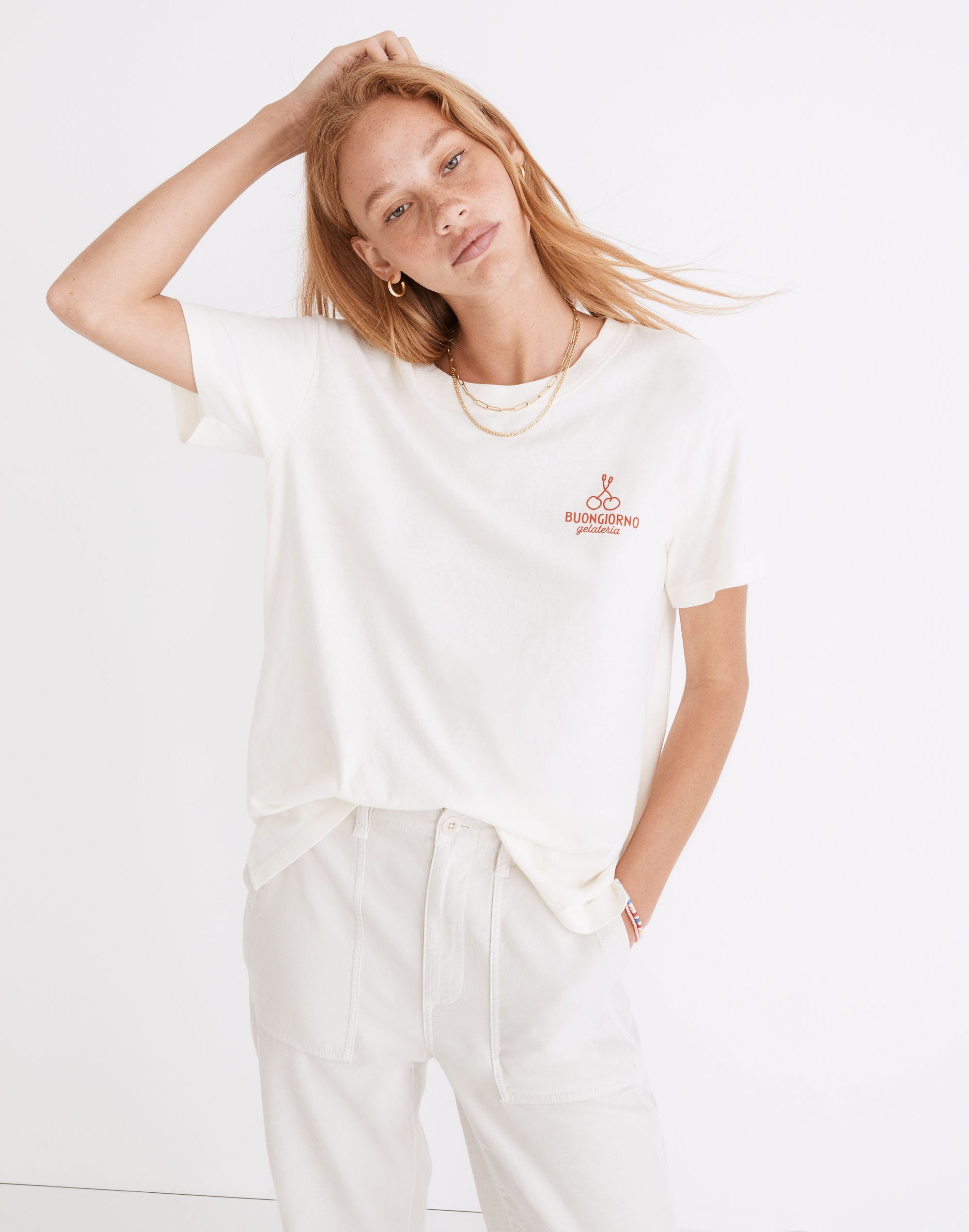 Buongiorno Gelateria Softfade Cotton Oversized Tee
