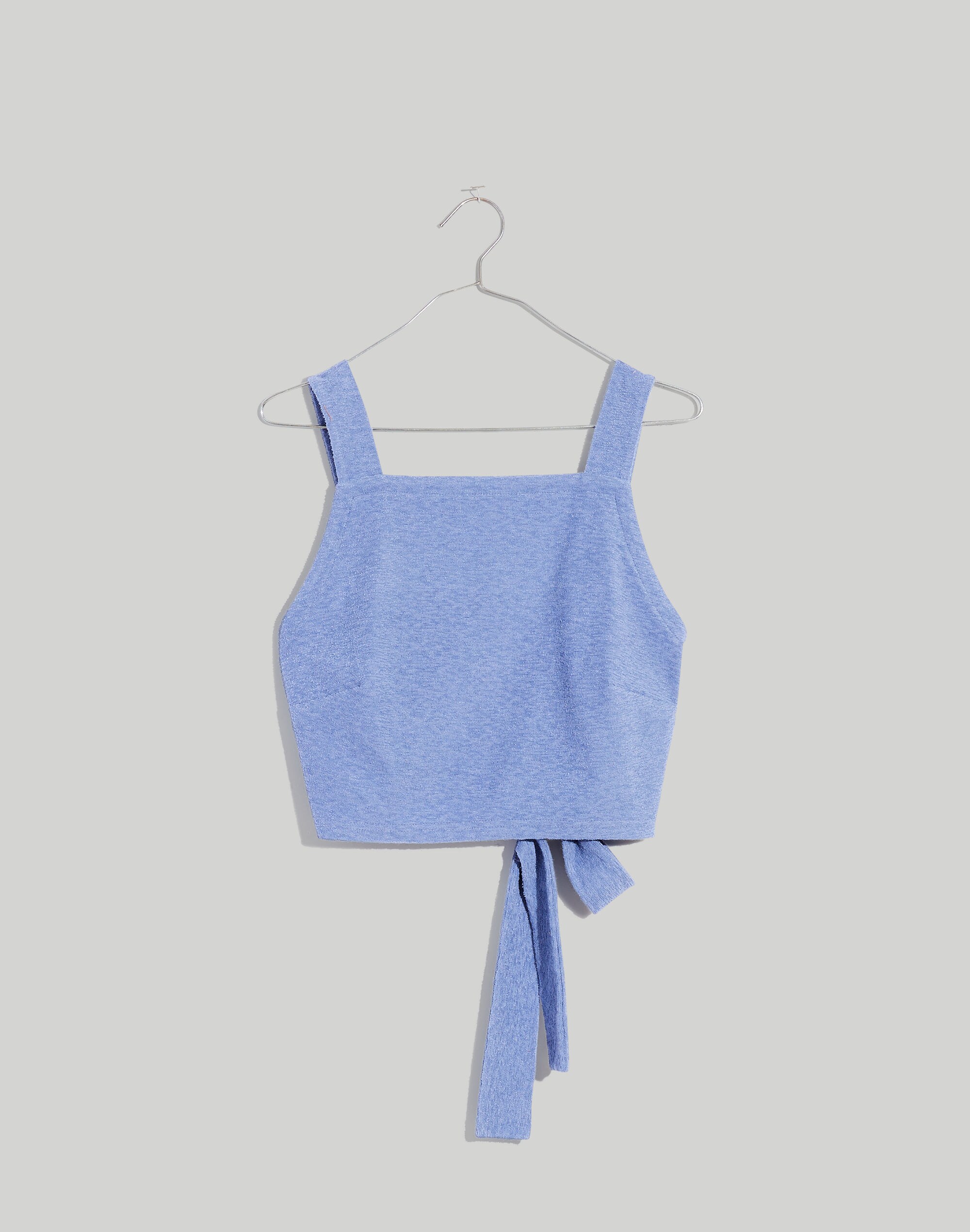Loop-Terry Tie-Back Crop Tank
