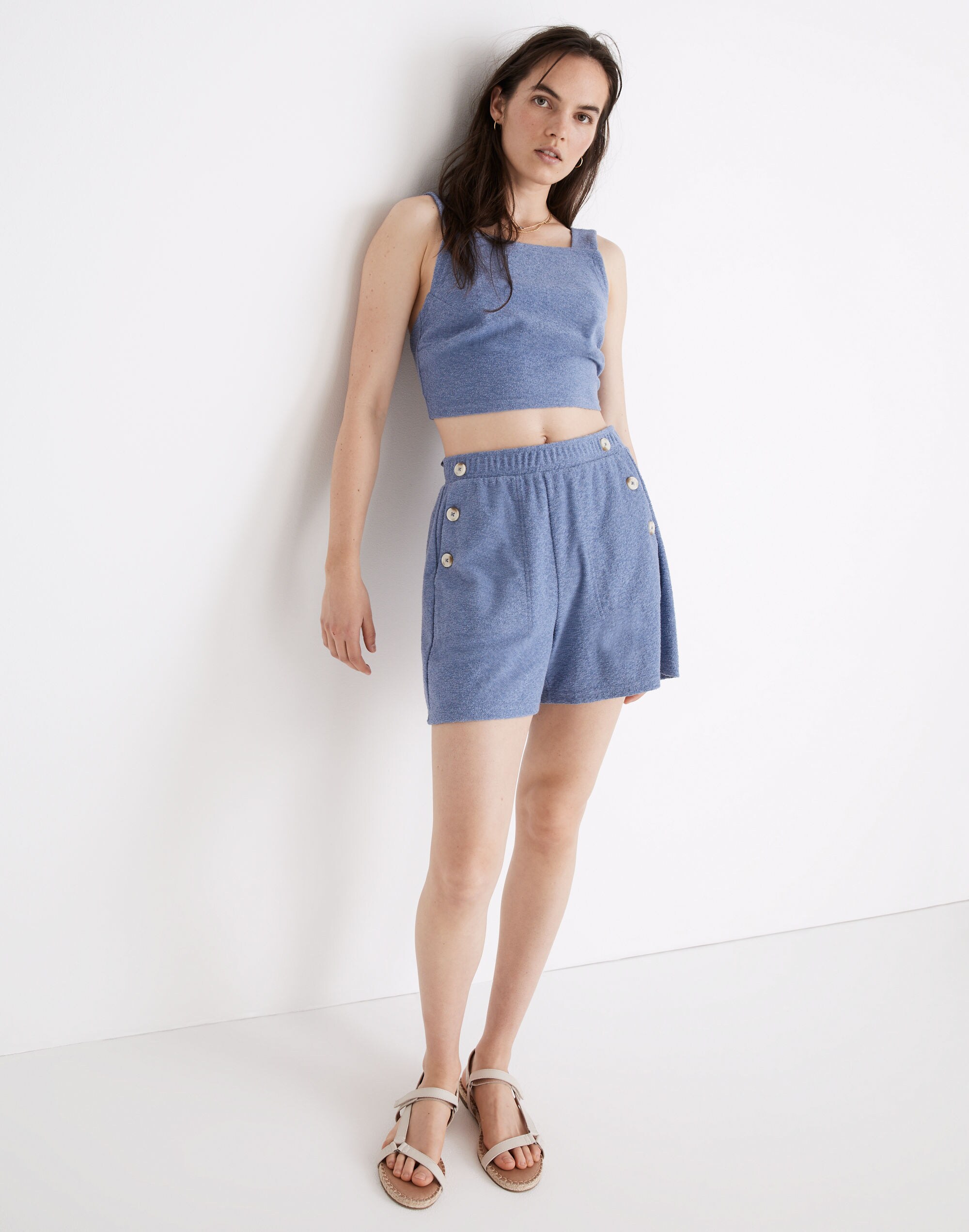 Loop-Terry Pull-On Shorts