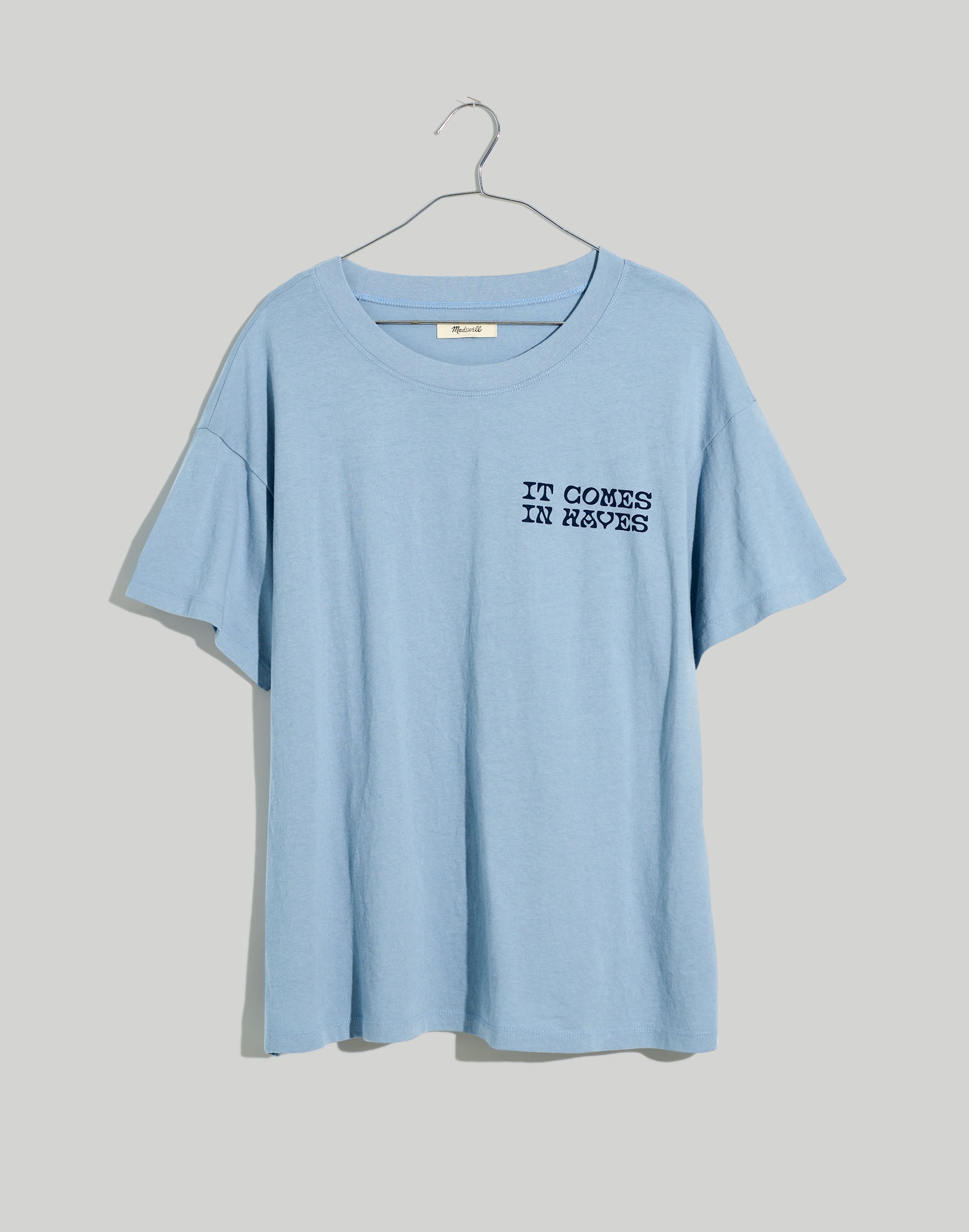 It Comes in Waves Softfade Cotton Oversized Tee