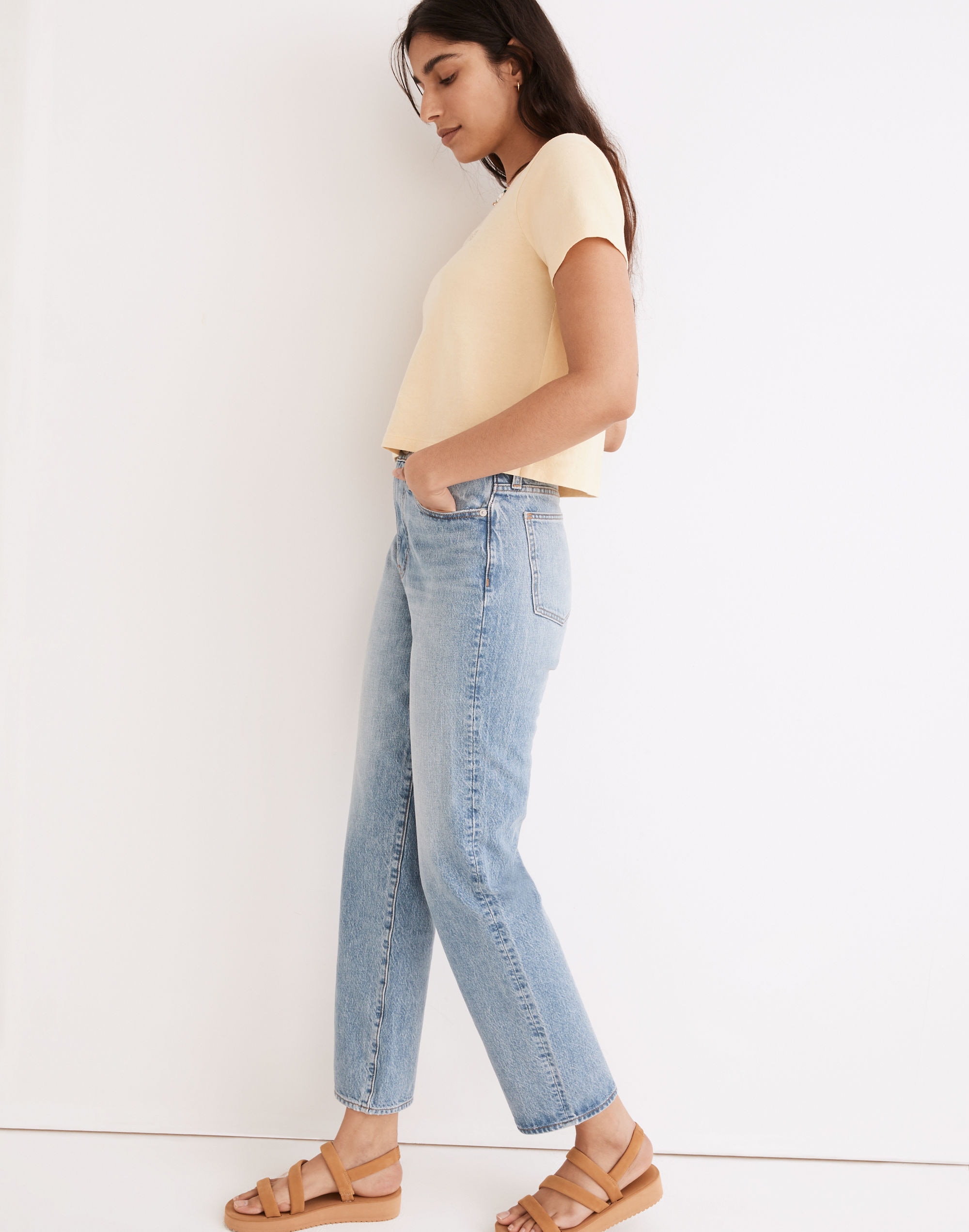 Good Days Softfade Cotton Lakeshore Crop Tee