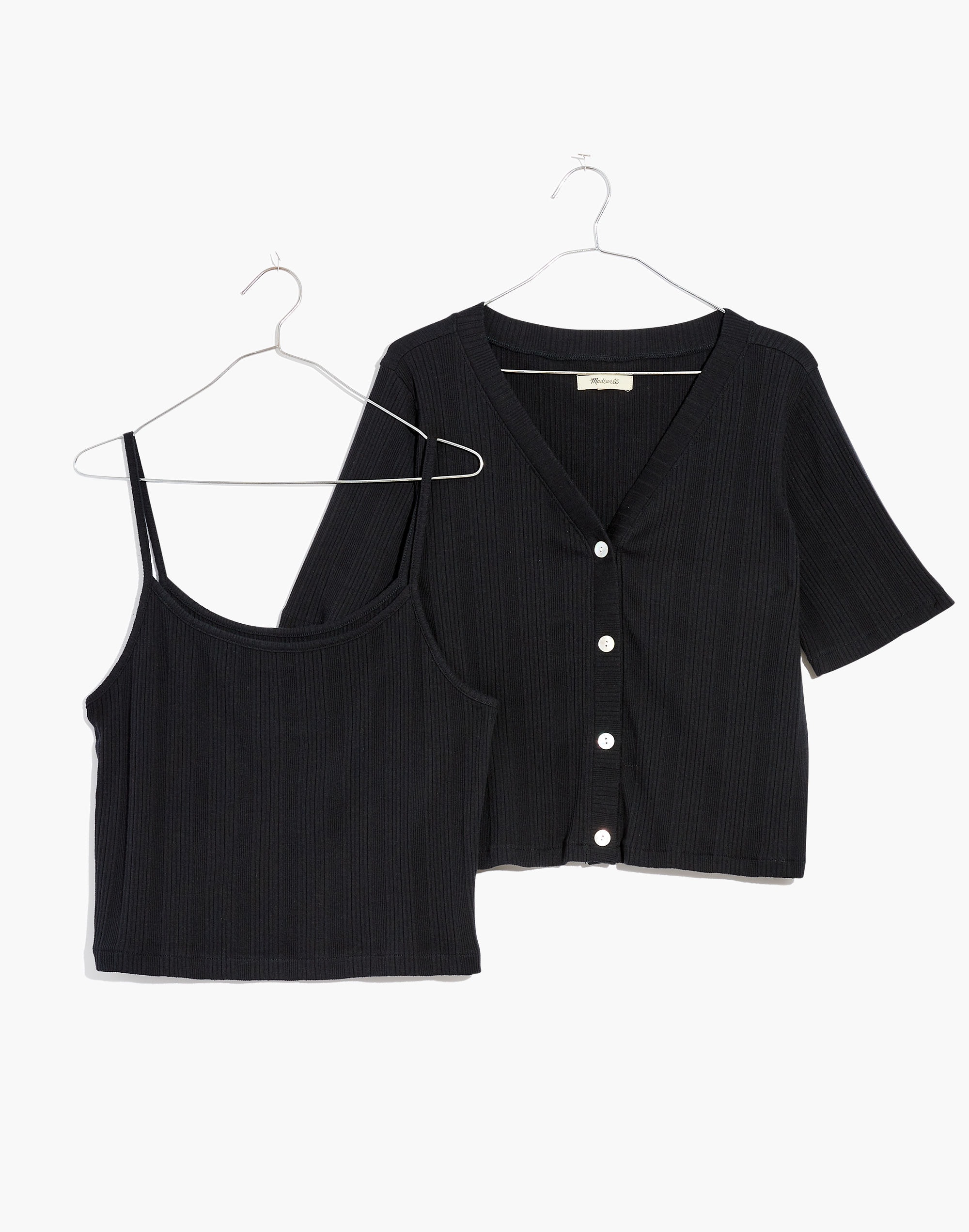 Pointelle Cardigan Twin Set