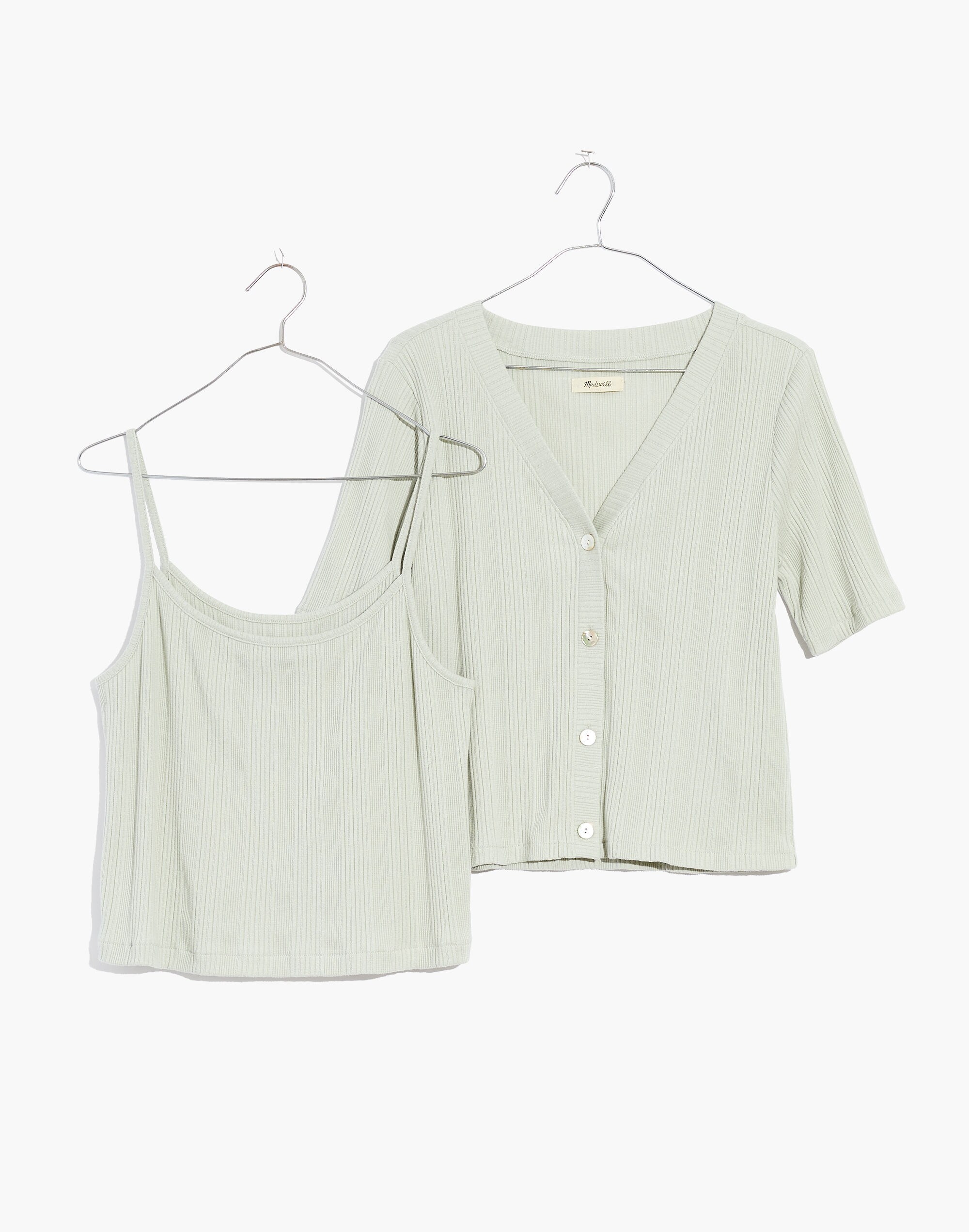 Pointelle Cardigan Twin Set