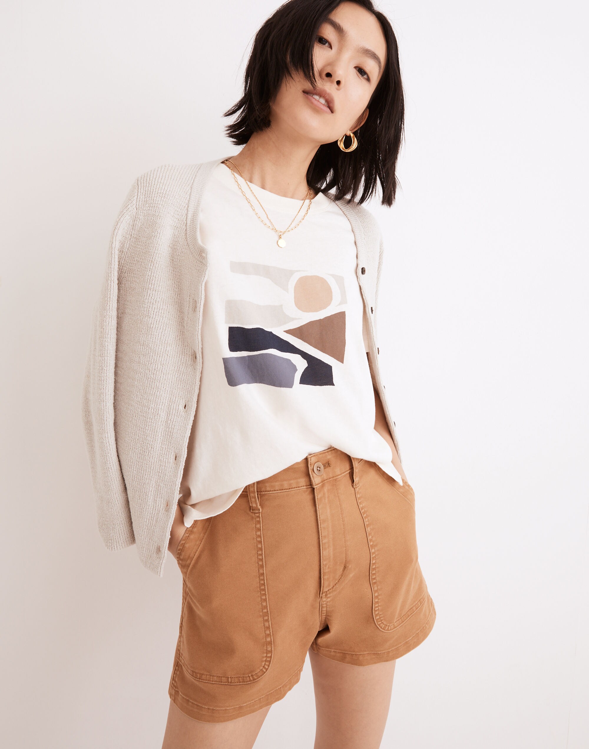 Coastal Drive Softfade Cotton Oversized Tee