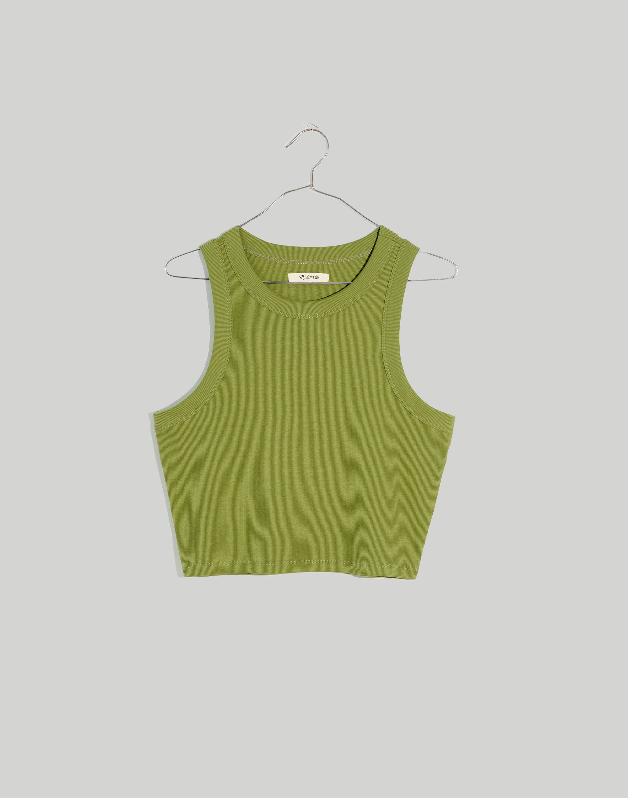 Supima&reg; Rib Crop Tank