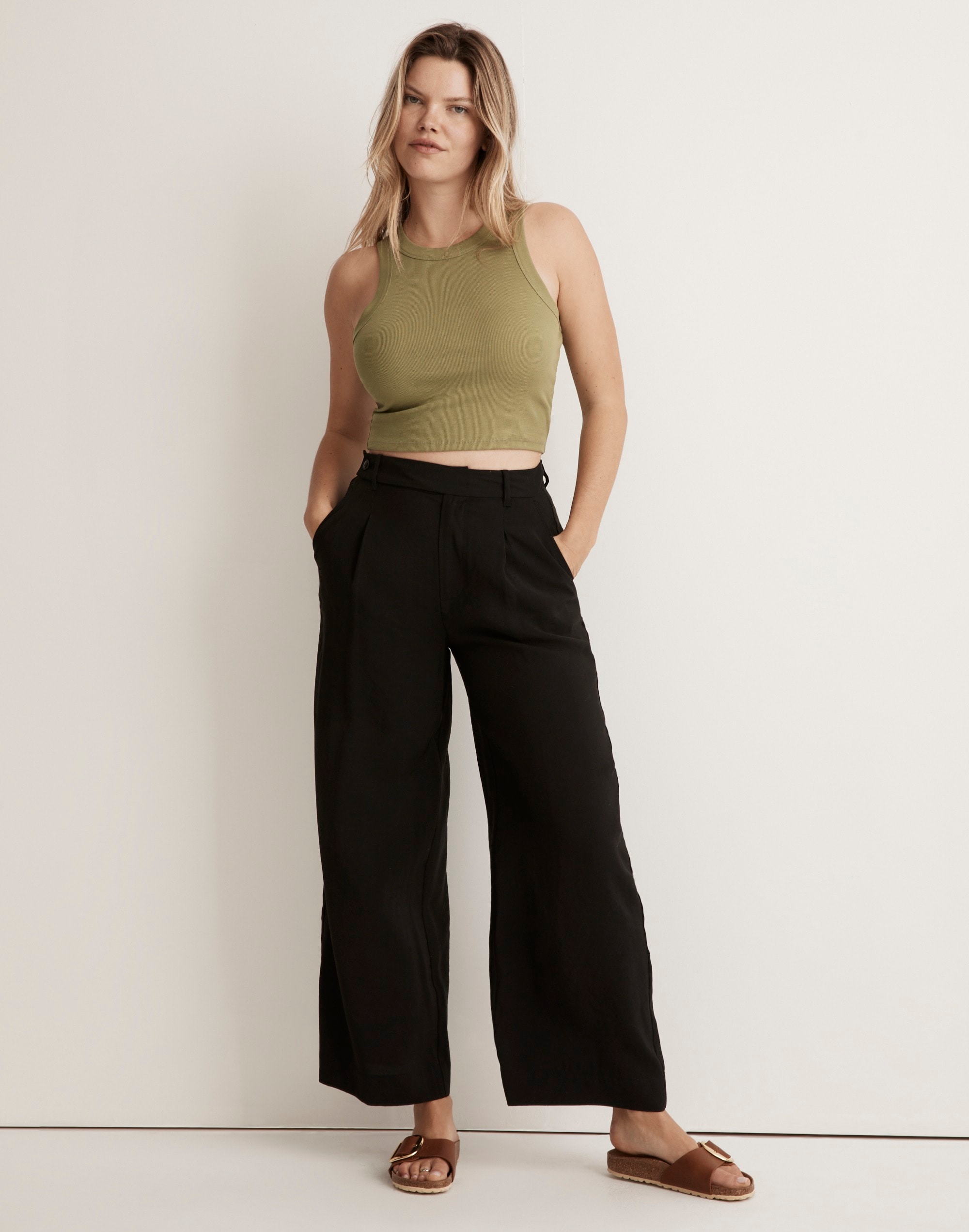 Supima&reg; Rib Crop Tank