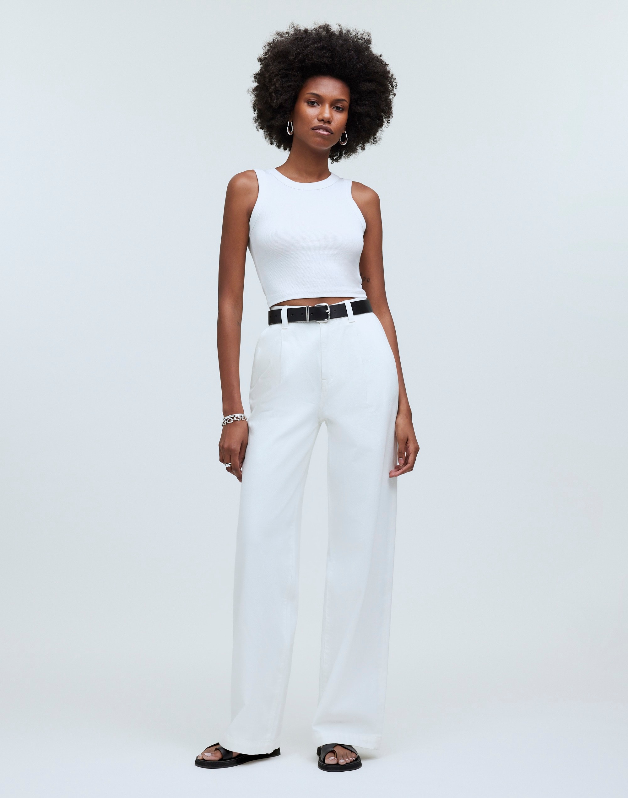 Supima&reg; Rib Crop Tank