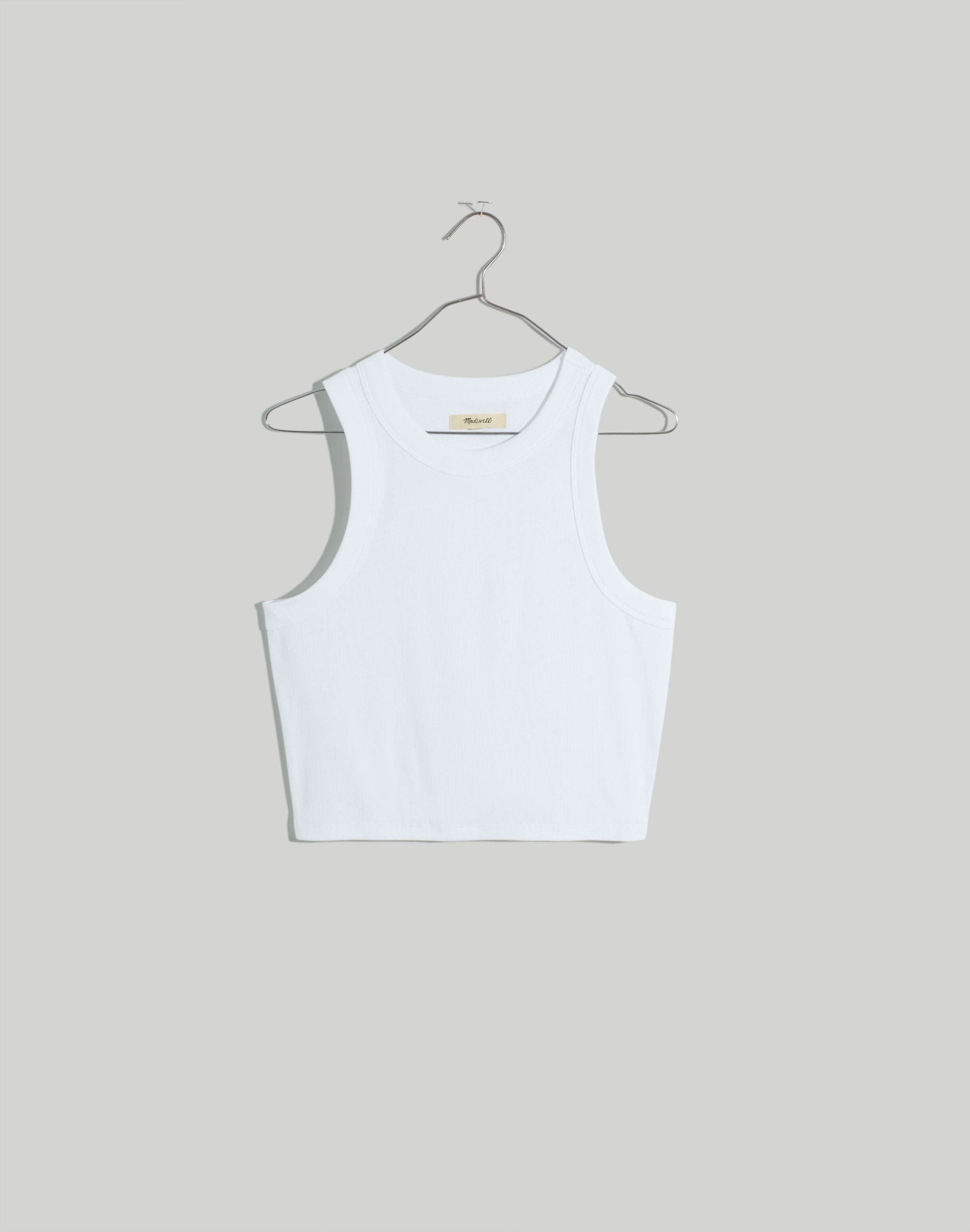 Supima&reg; Rib Crop Tank