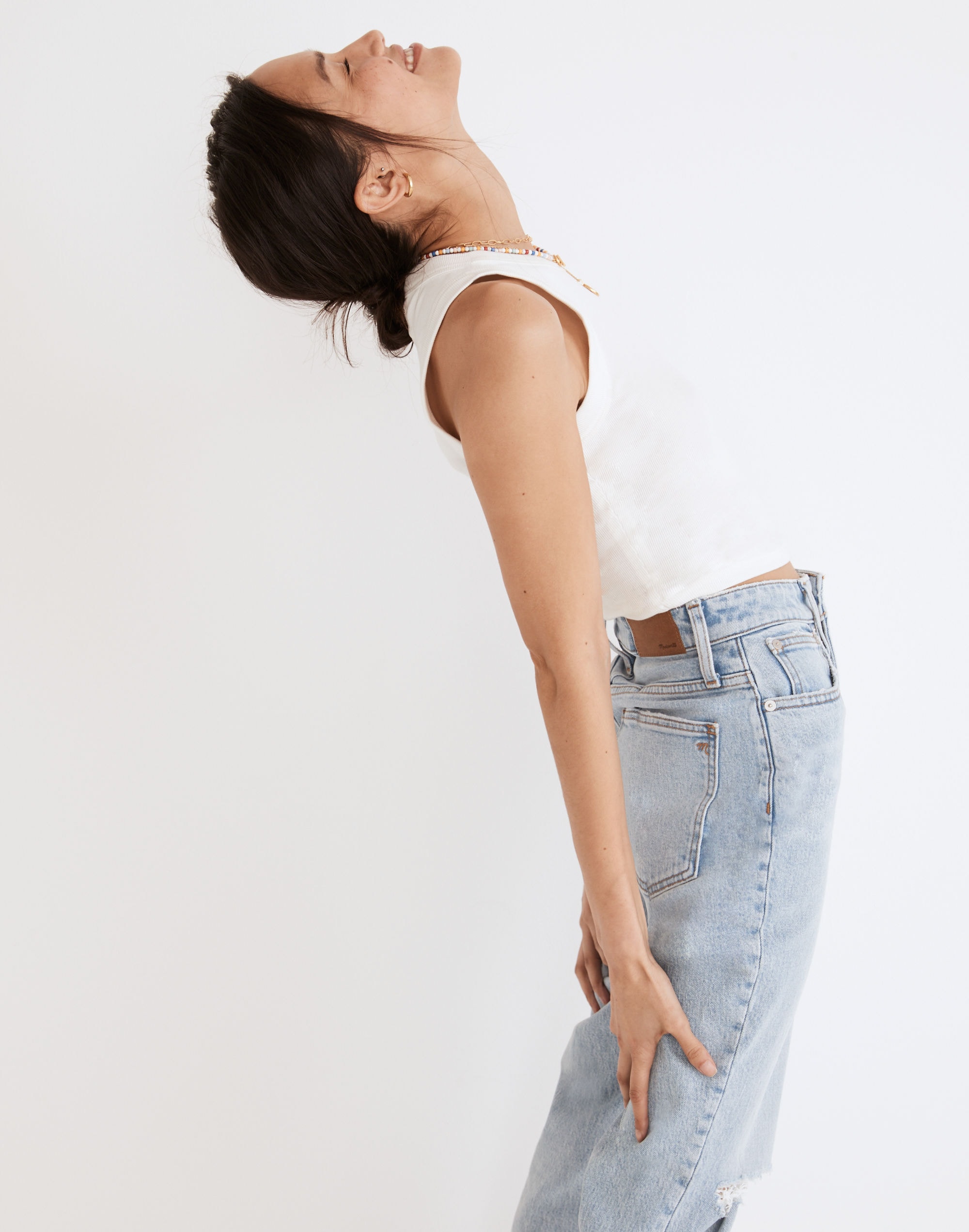 Supima&reg; Rib Crop Tank