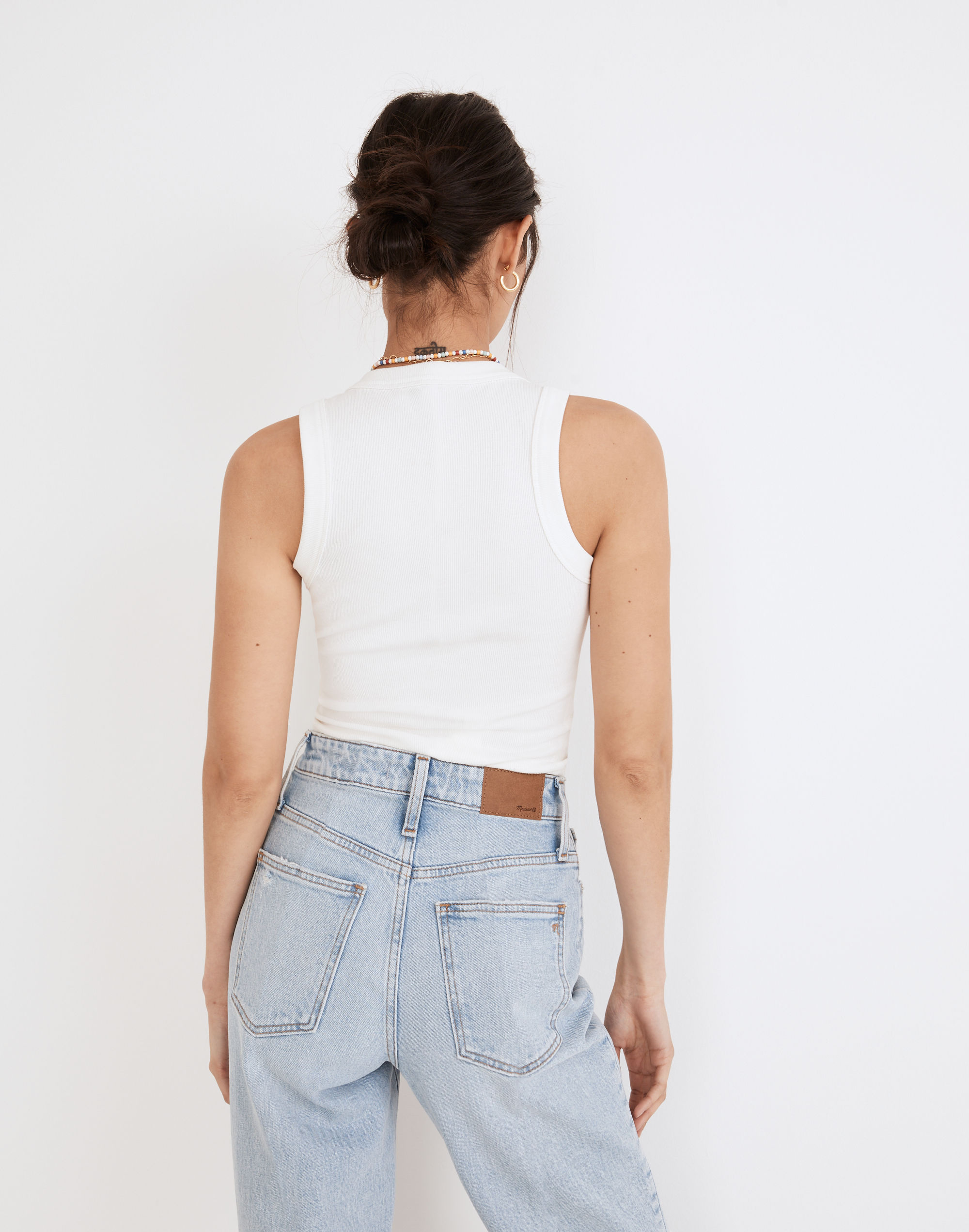 Supima&reg; Rib Crop Tank