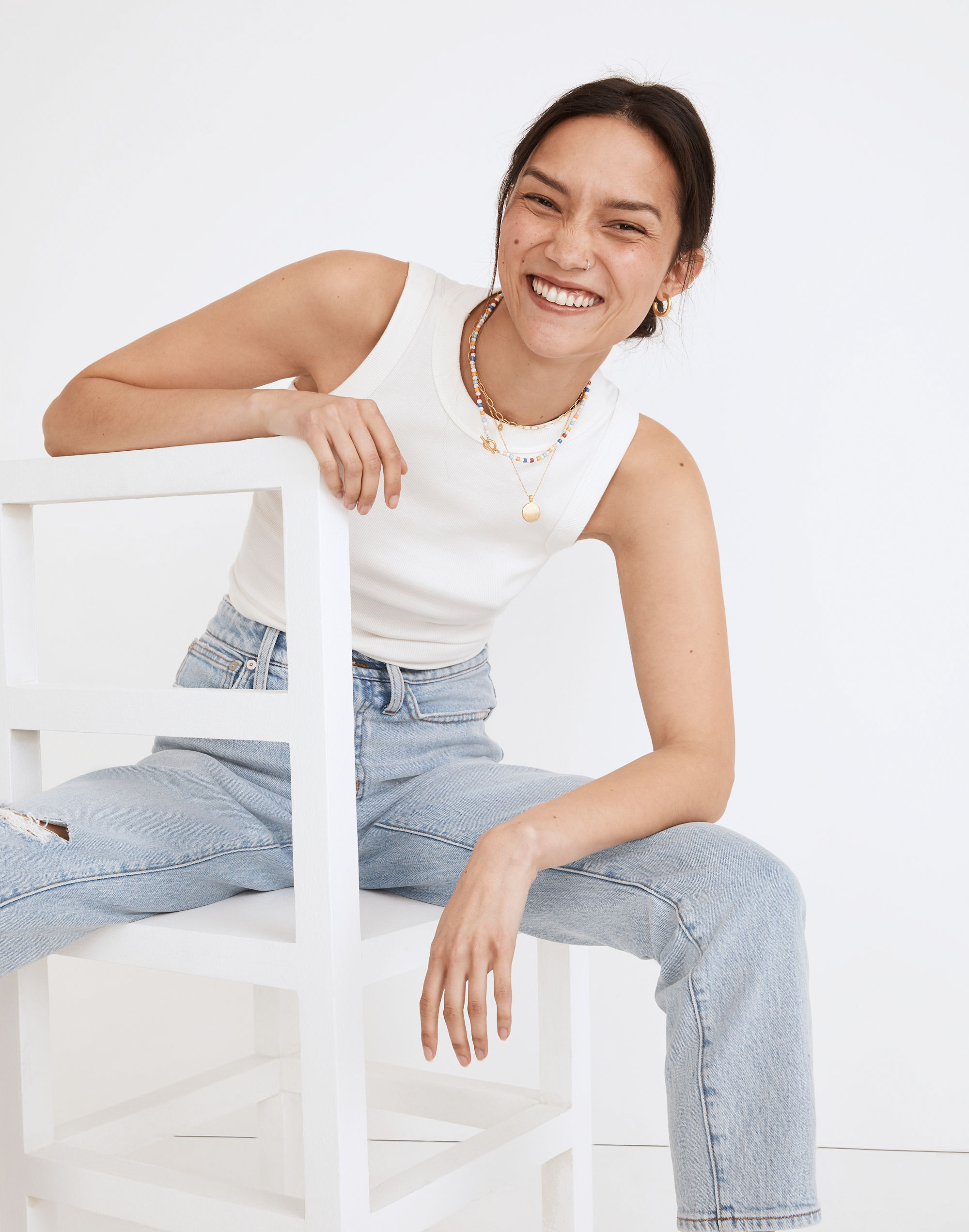 Supima&reg; Rib Crop Tank