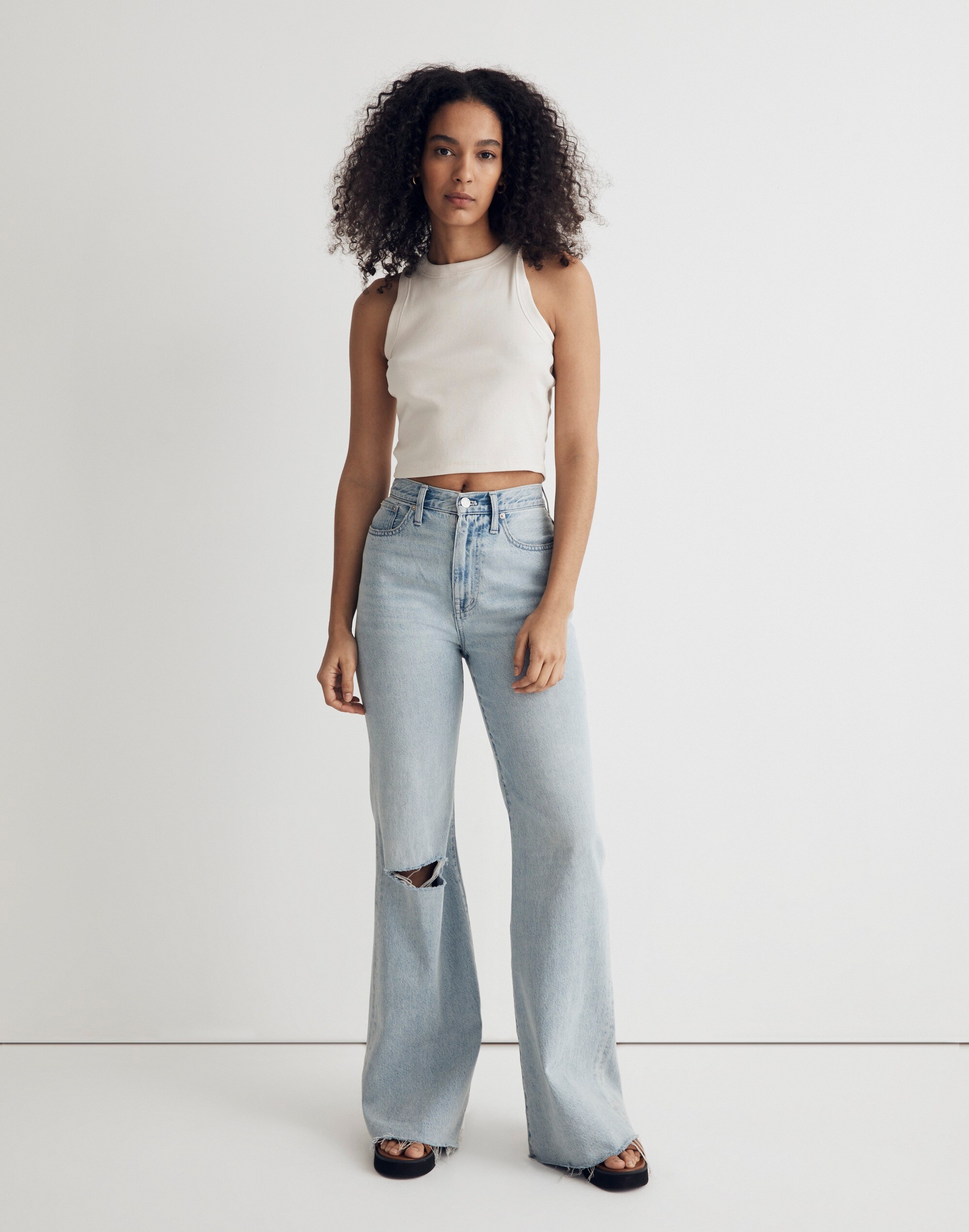 Supima&reg; Rib Crop Tank