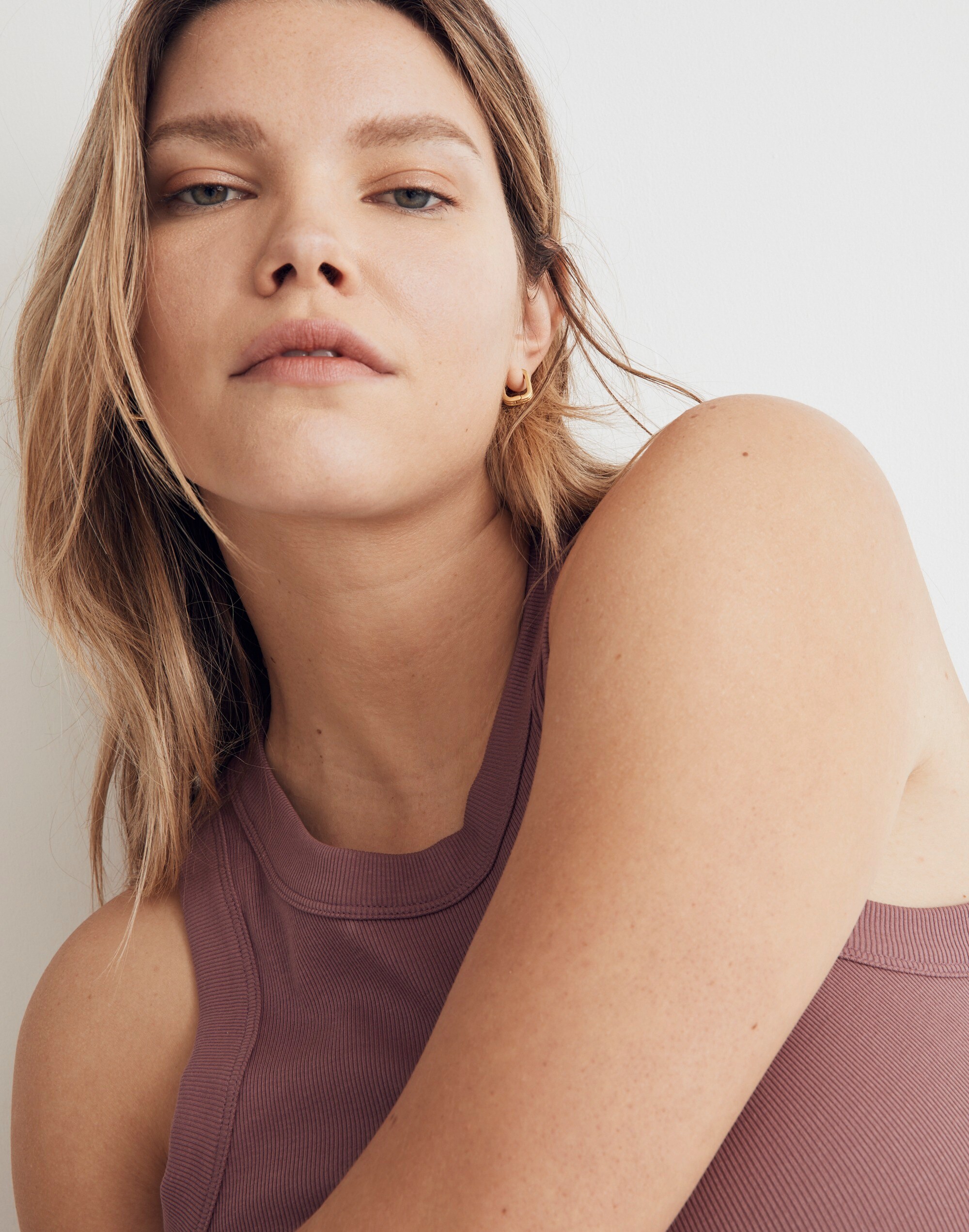 Supima&reg; Rib Crop Tank