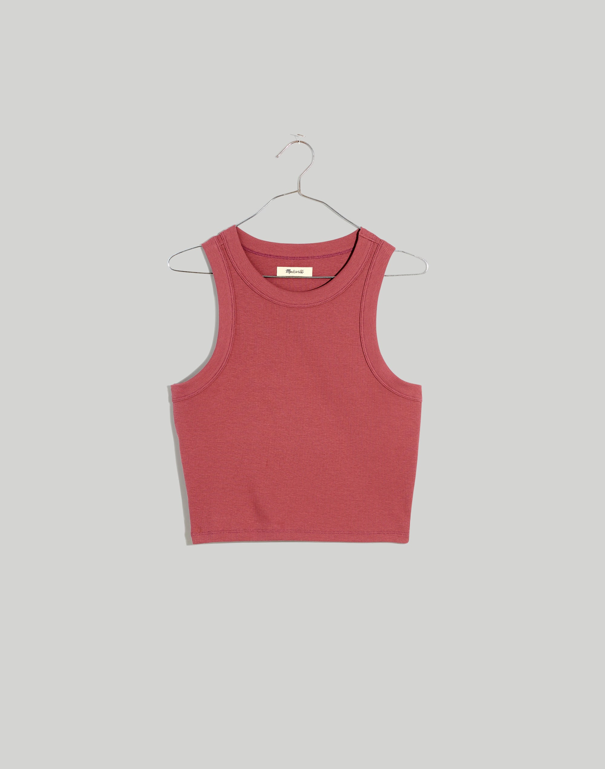 Supima&reg; Rib Crop Tank