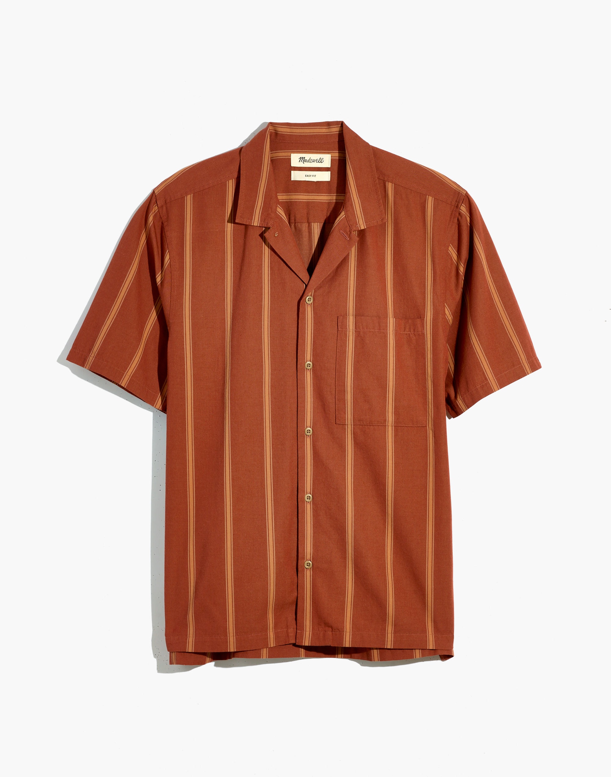 Cotton-Blend Boxy Camp Shirt