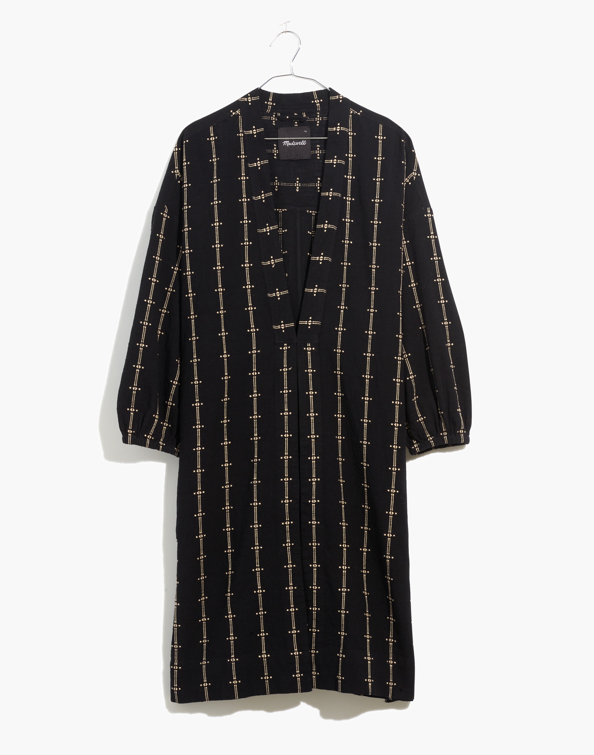 Robe Jacket in Jacquard Stripe