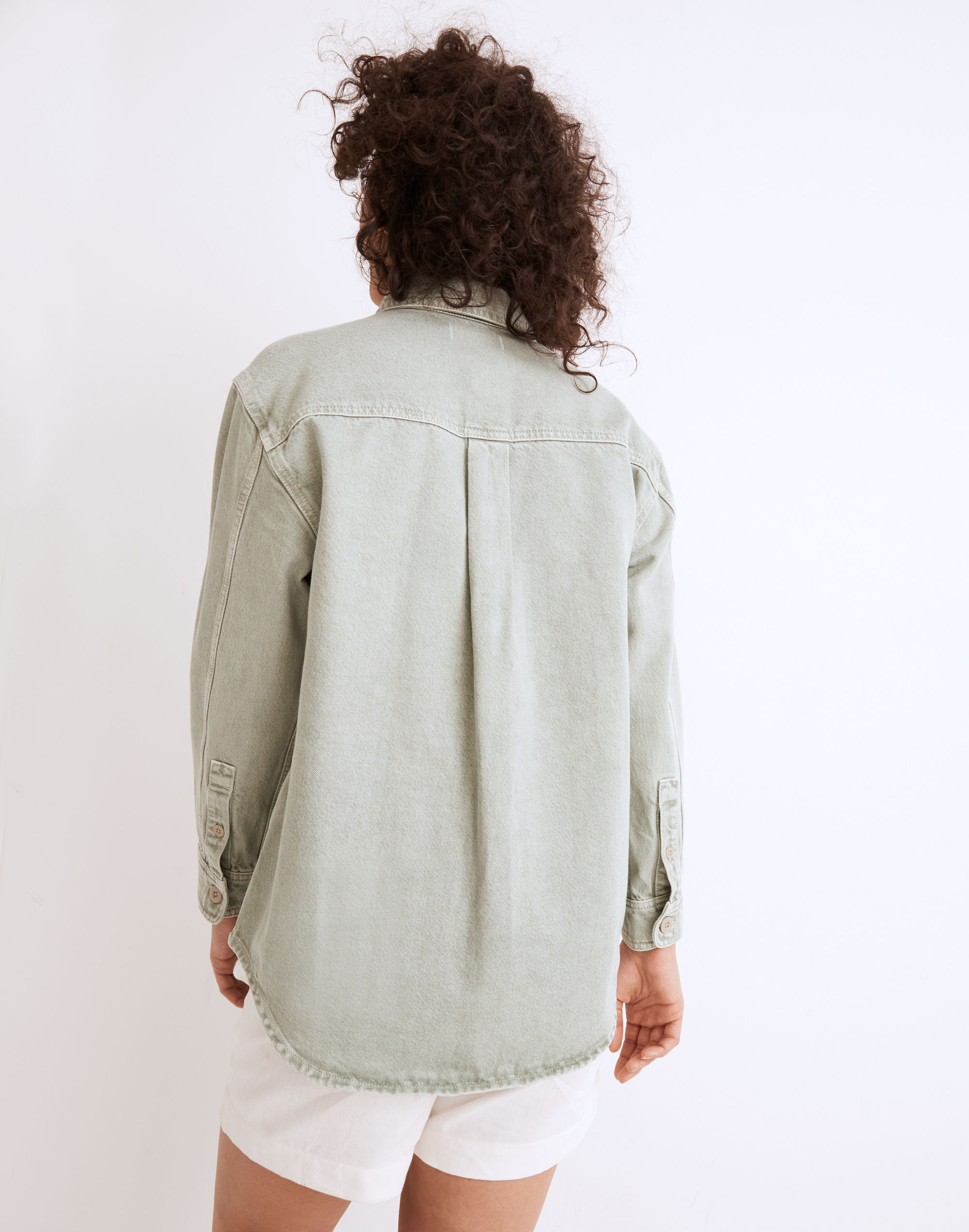 Denim Ames Oversized Shirt-Jacket: Garment-Dyed Edition