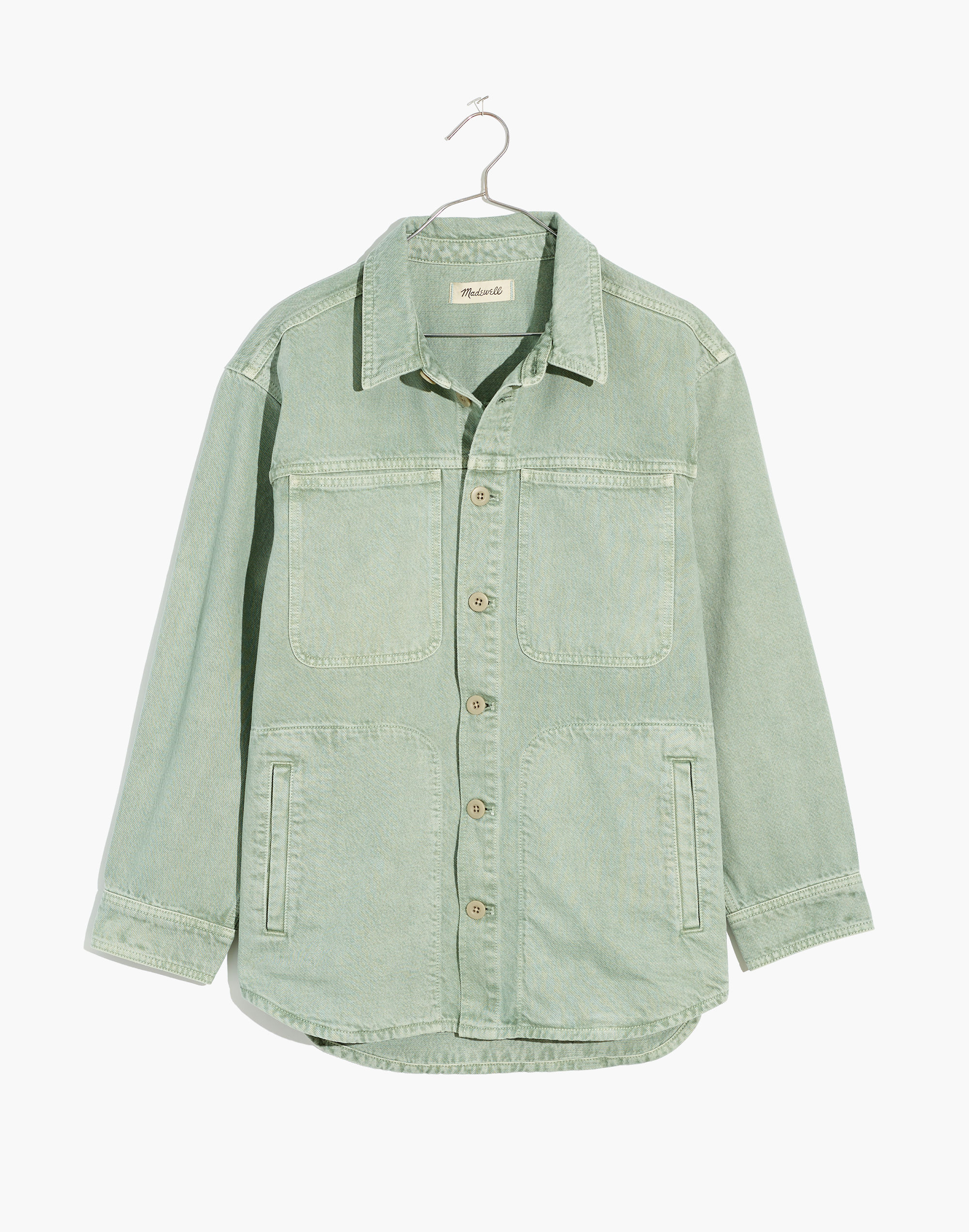 Denim Ames Oversized Shirt-Jacket: Garment-Dyed Edition