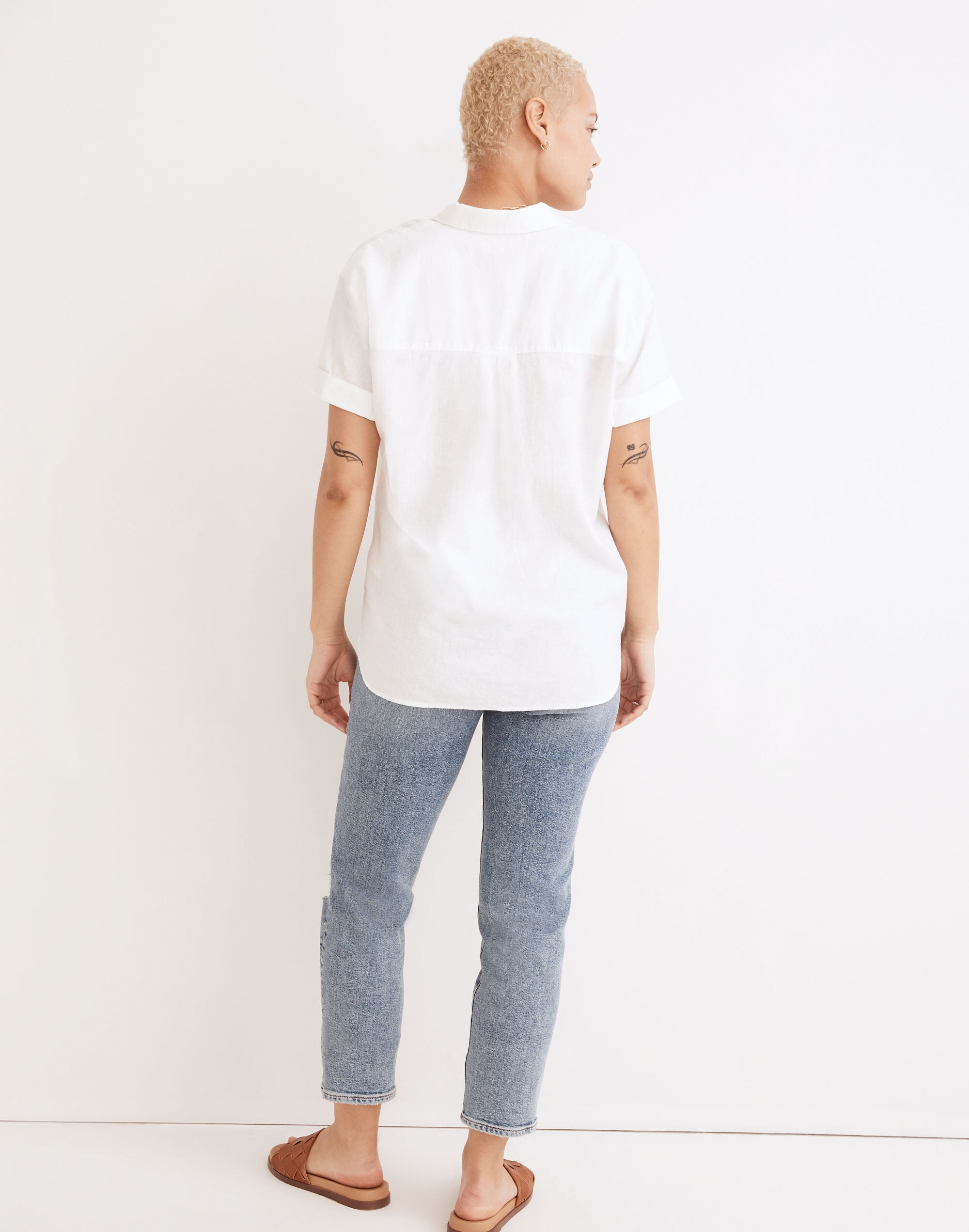 Madewell x Hôtel Magique Embroidered Popover Shirt