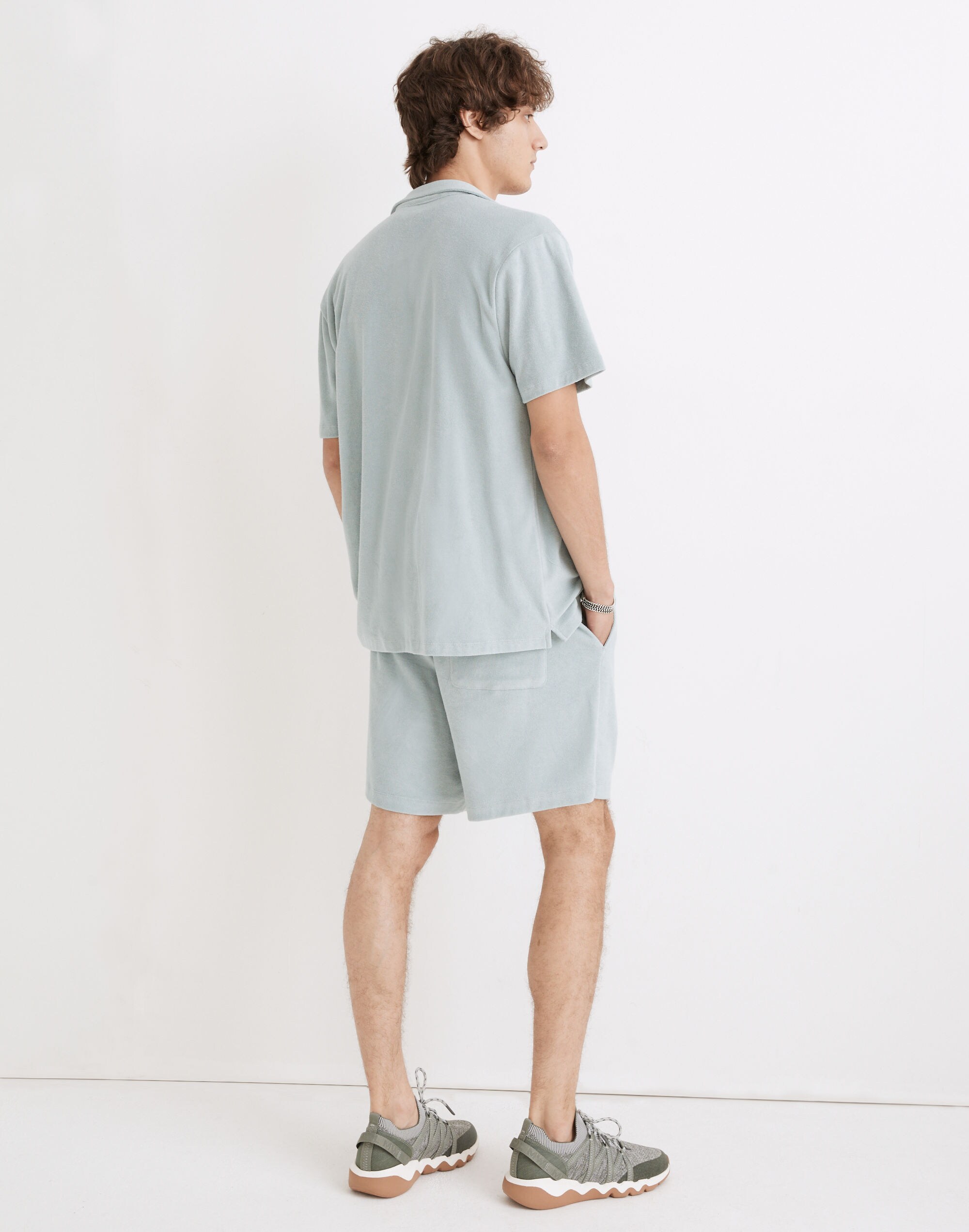 Terry Cloth Easy Short-Sleeve Shirt