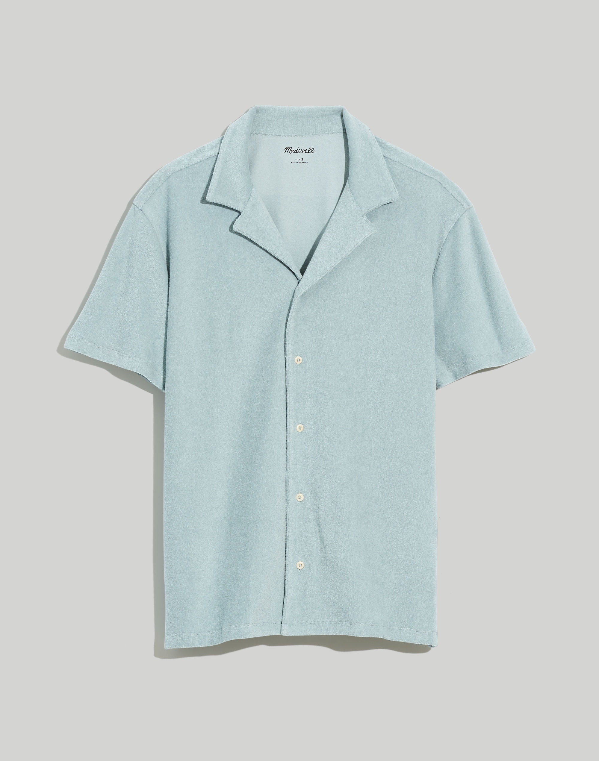 Terry Cloth Easy Short-Sleeve Shirt