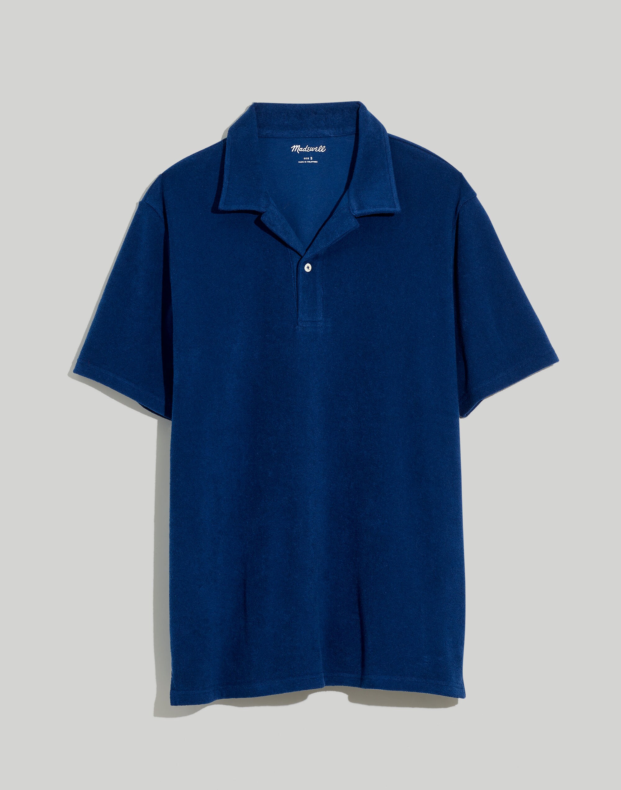 Terry Cloth Polo Shirt
