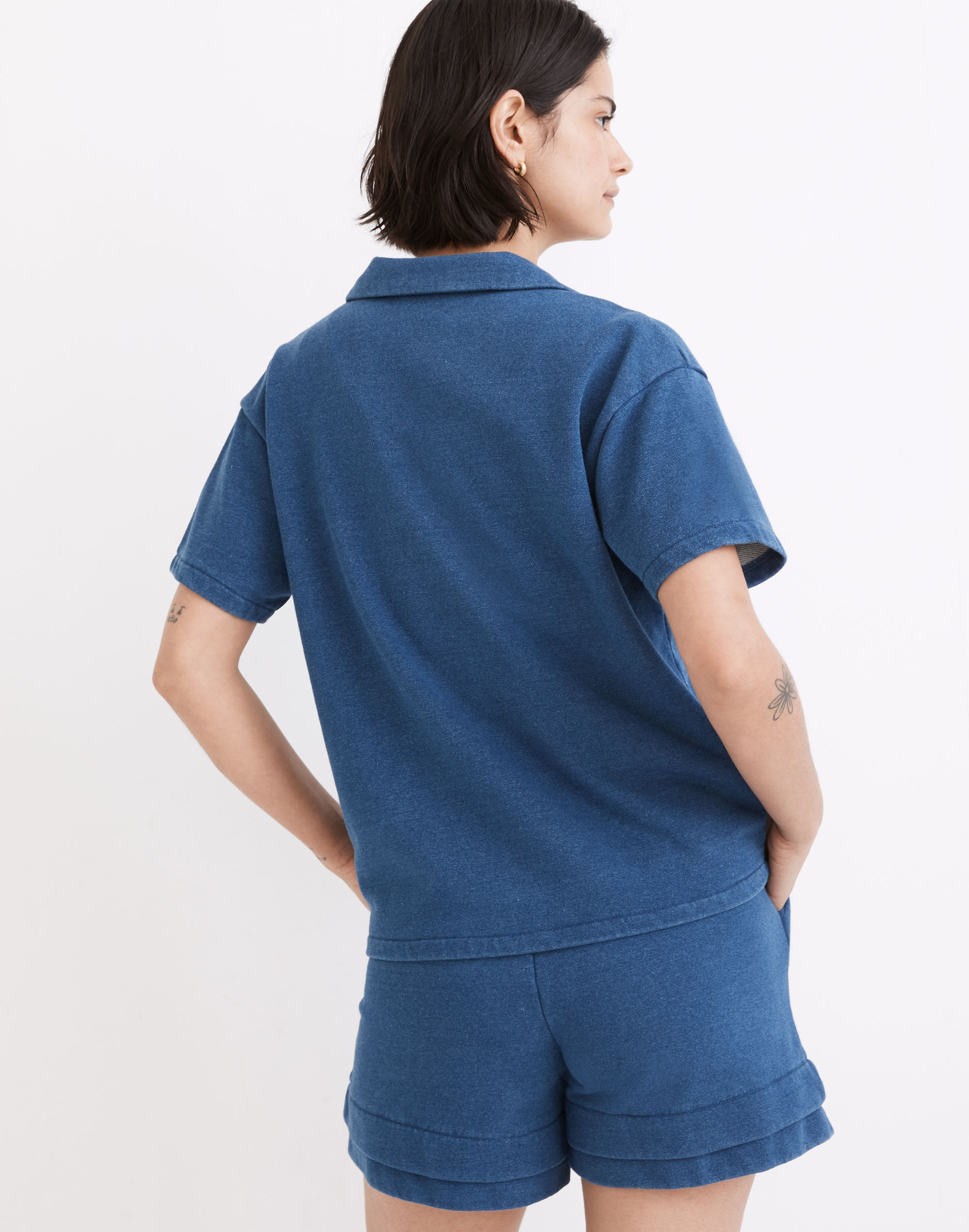 Indigo Terry Camp Shirt