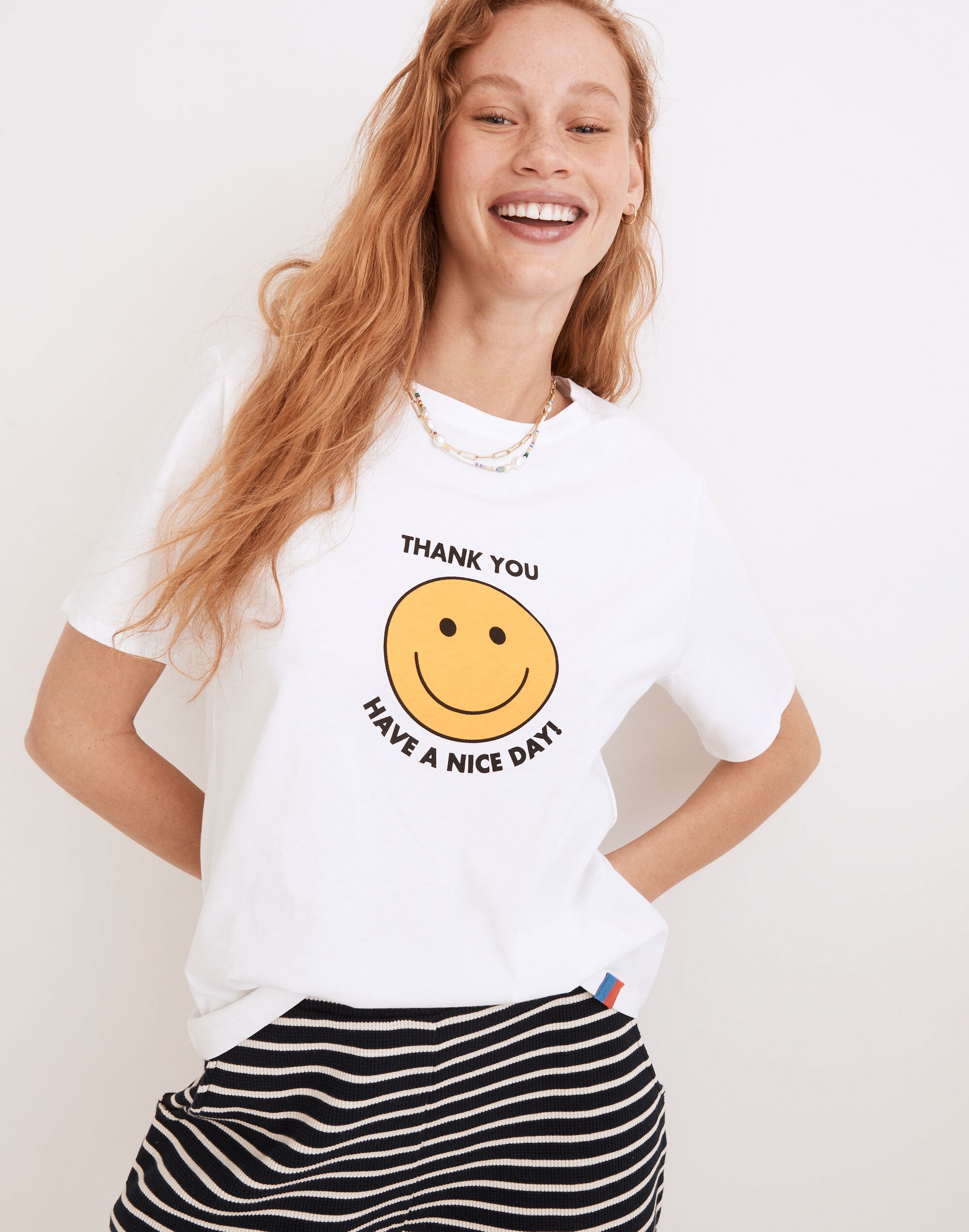 KULE Happy Face Take Out Modern Tee