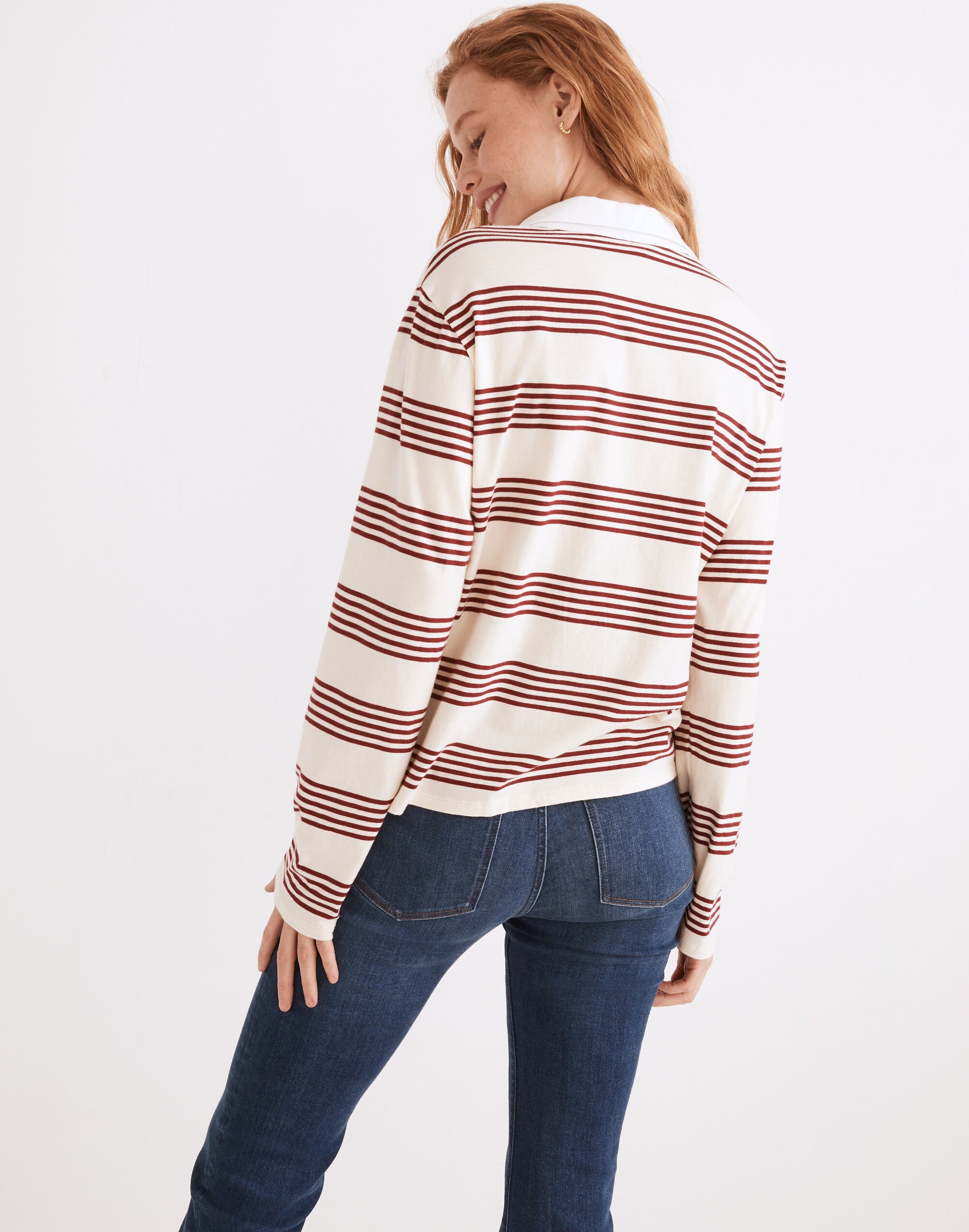 KULE Striped Rugby Shirt