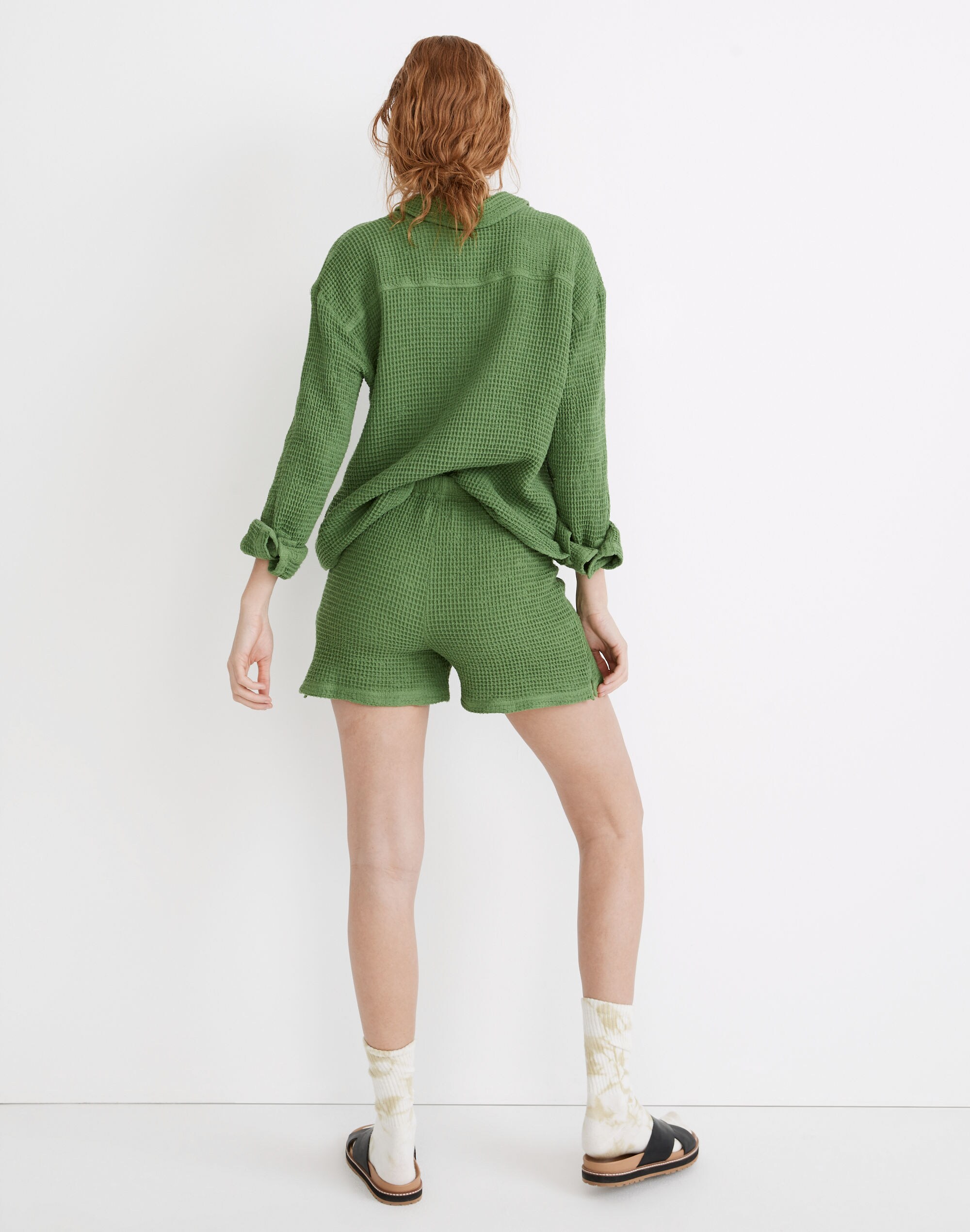 Donni Waffle Roll Shorts