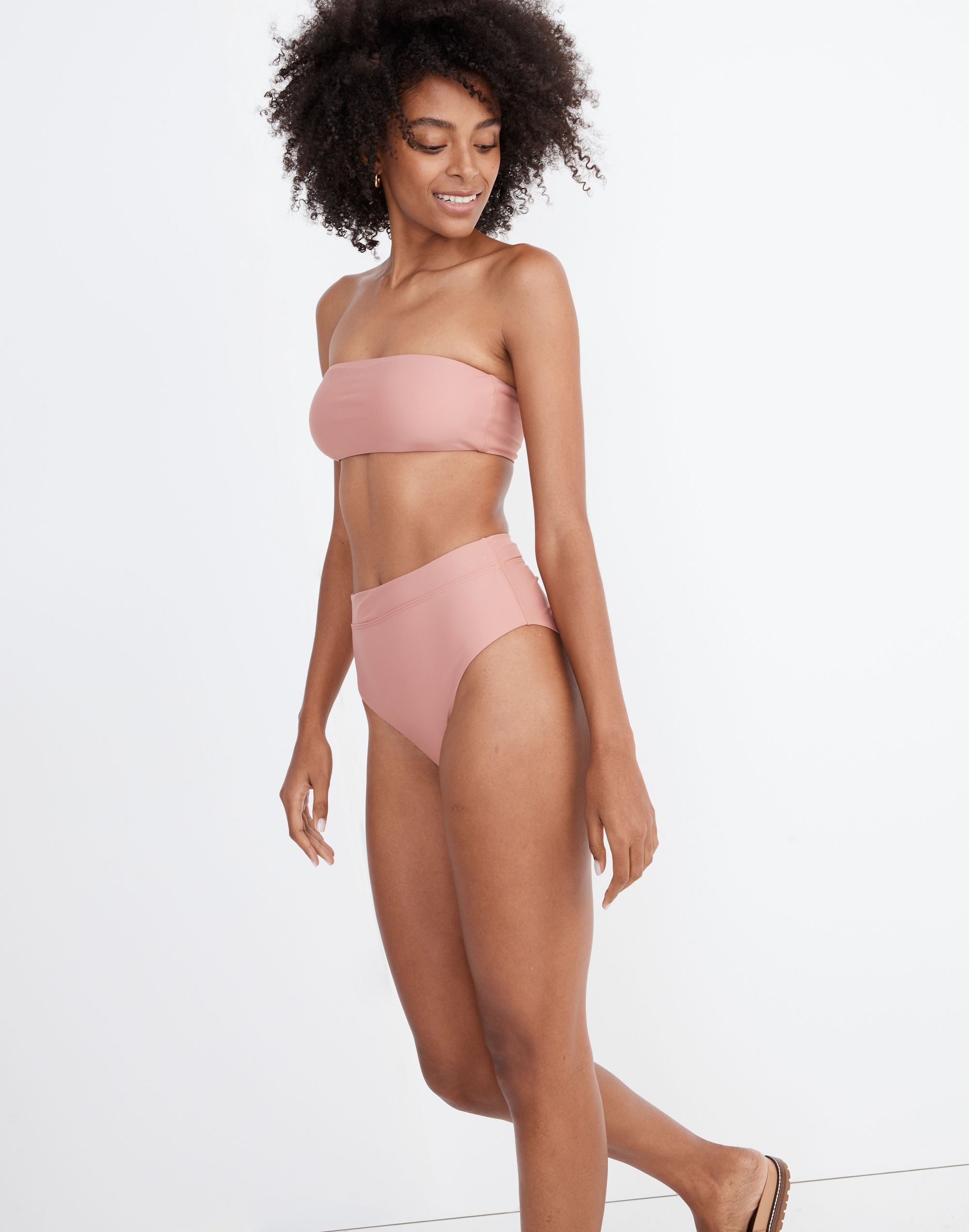 Madewell Second Wave High-Cut Bikini Bottom