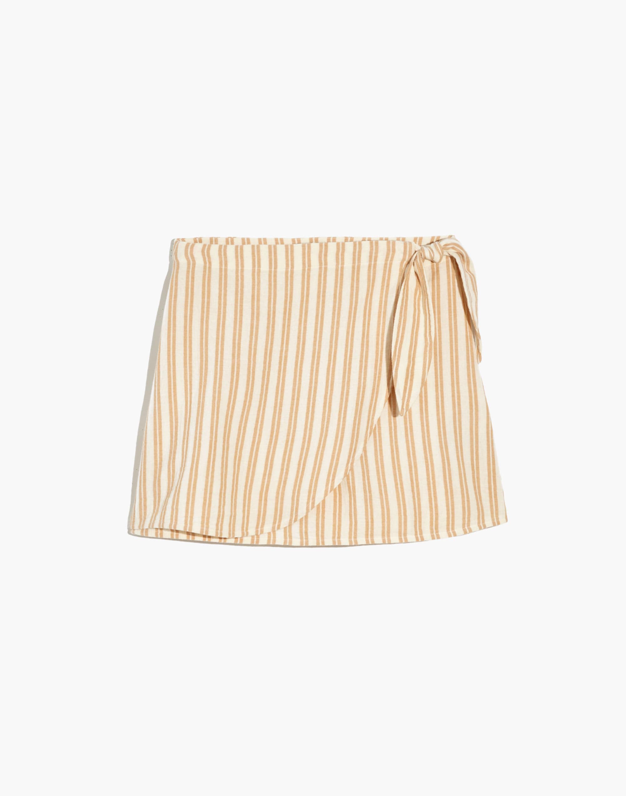Lightestspun Cover-Up Wrap Skirt in Stripe