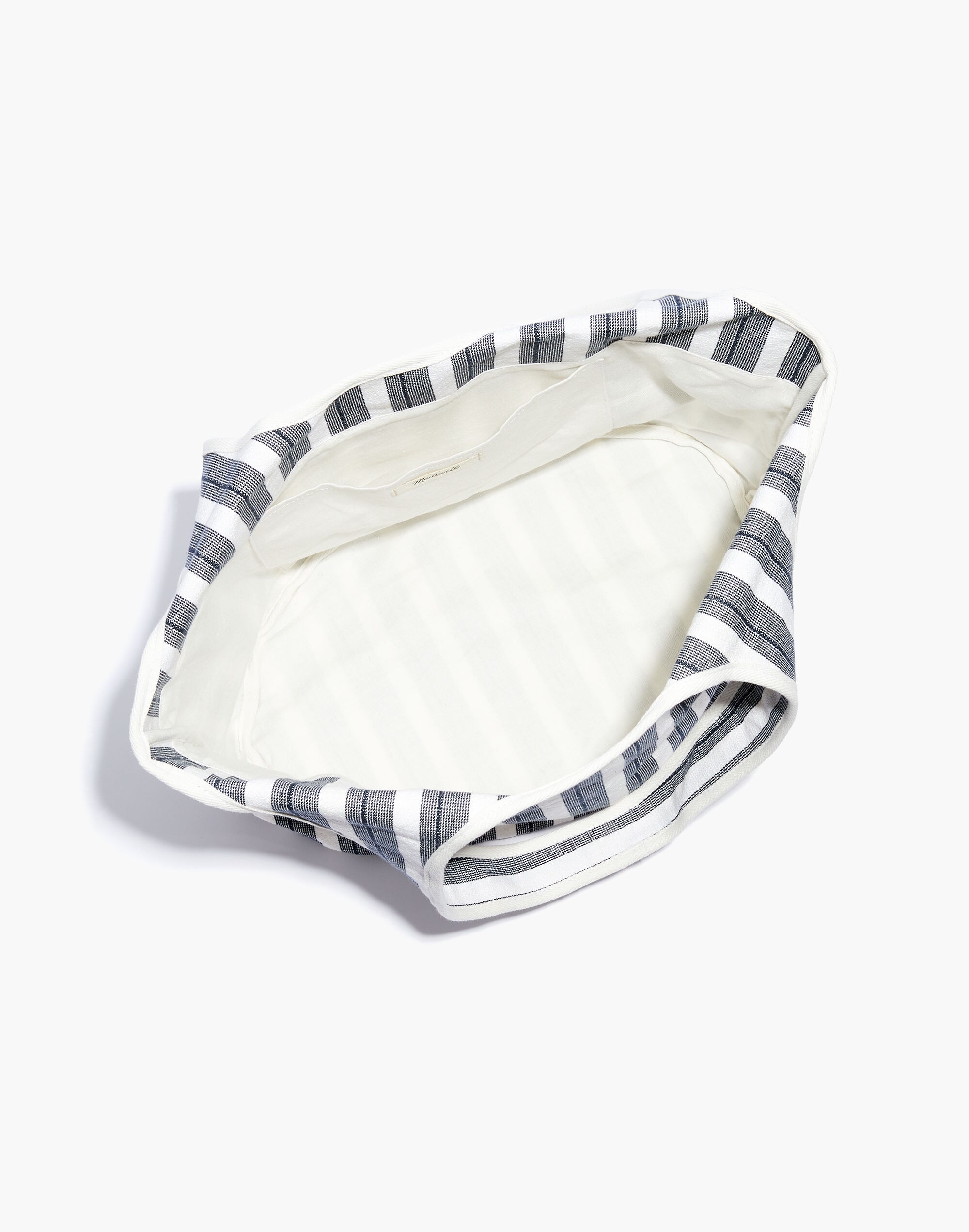 The Sicilia Tote in Indigo Stripe