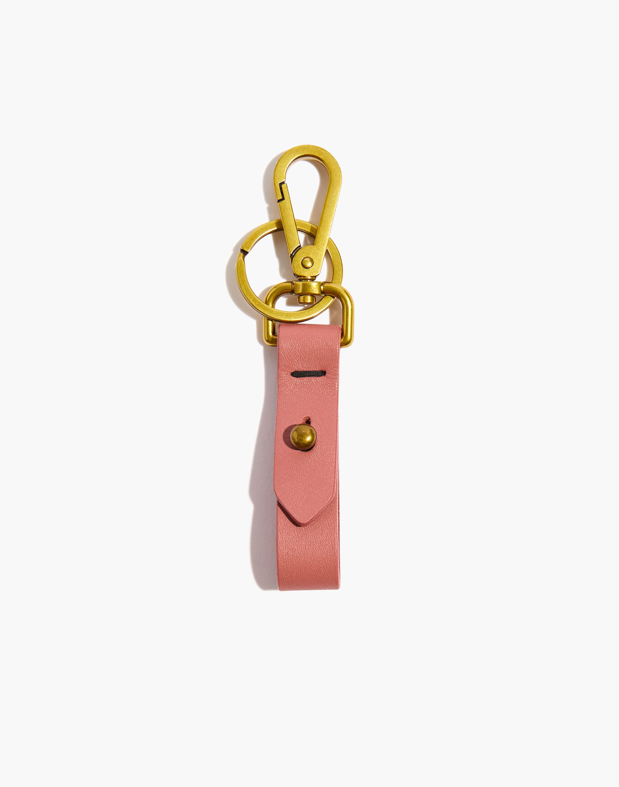 the front door key fob in leather