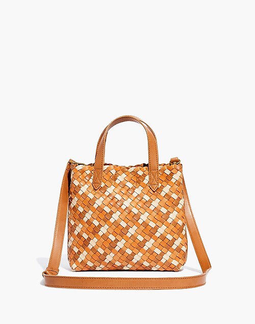 The Transport Crossbody: Woven Leather Edition