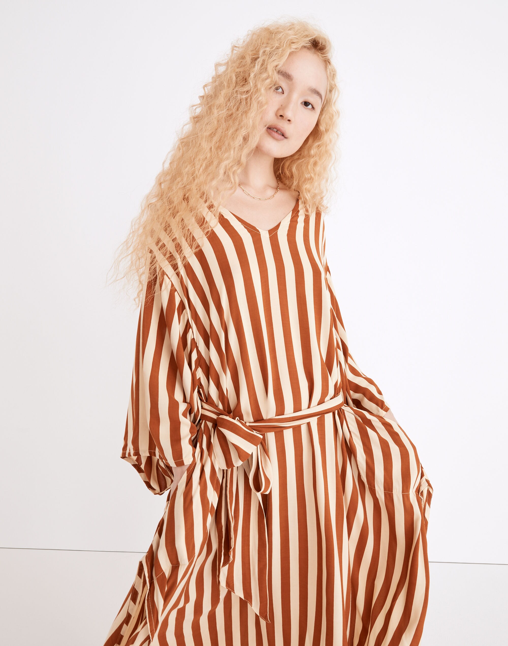 Natalie Martin Striped Marin Cover-Up Dress
