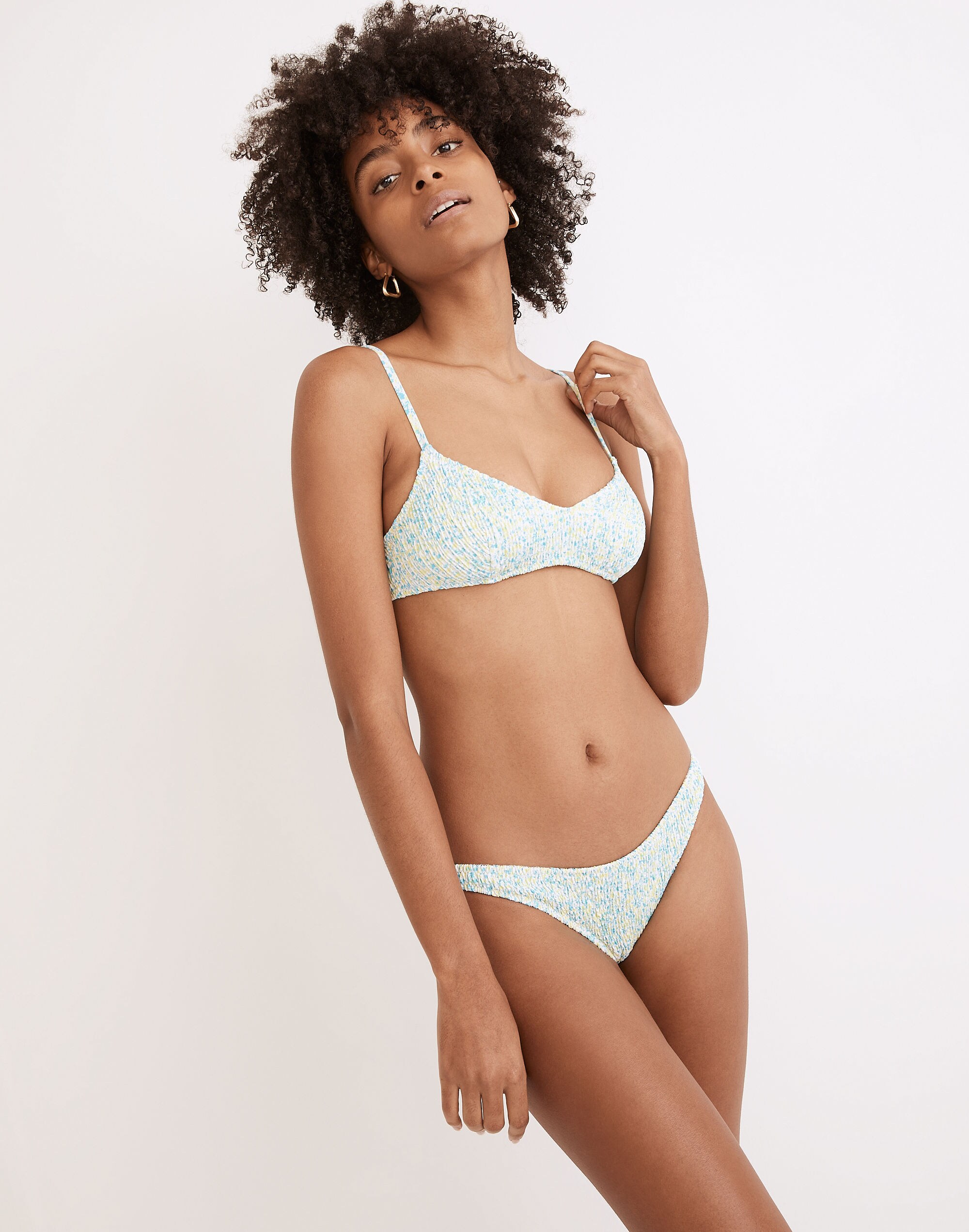 Solid &amp; Striped&reg; Smocked Rachel Top in Painted Ditsy Floral