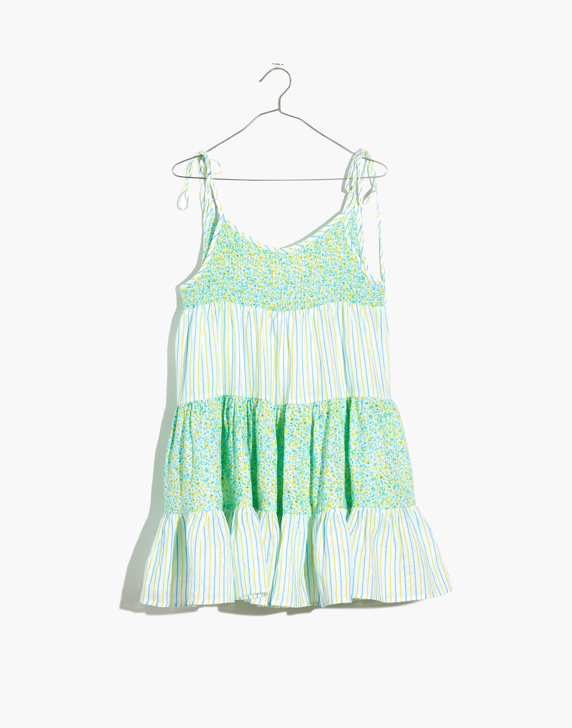 Solid &amp; Striped&reg; Linen Parker Tiered Cover-Up Dress in Painted Ditsy Floral