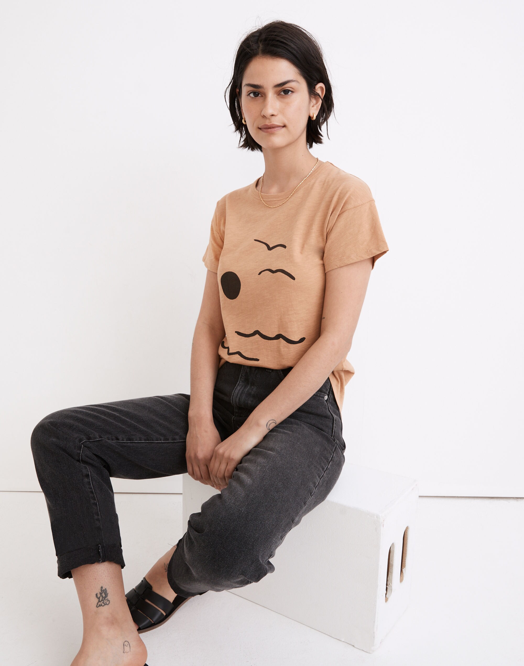 Oceanvista Whisper Cotton Rib-Crewneck Tee