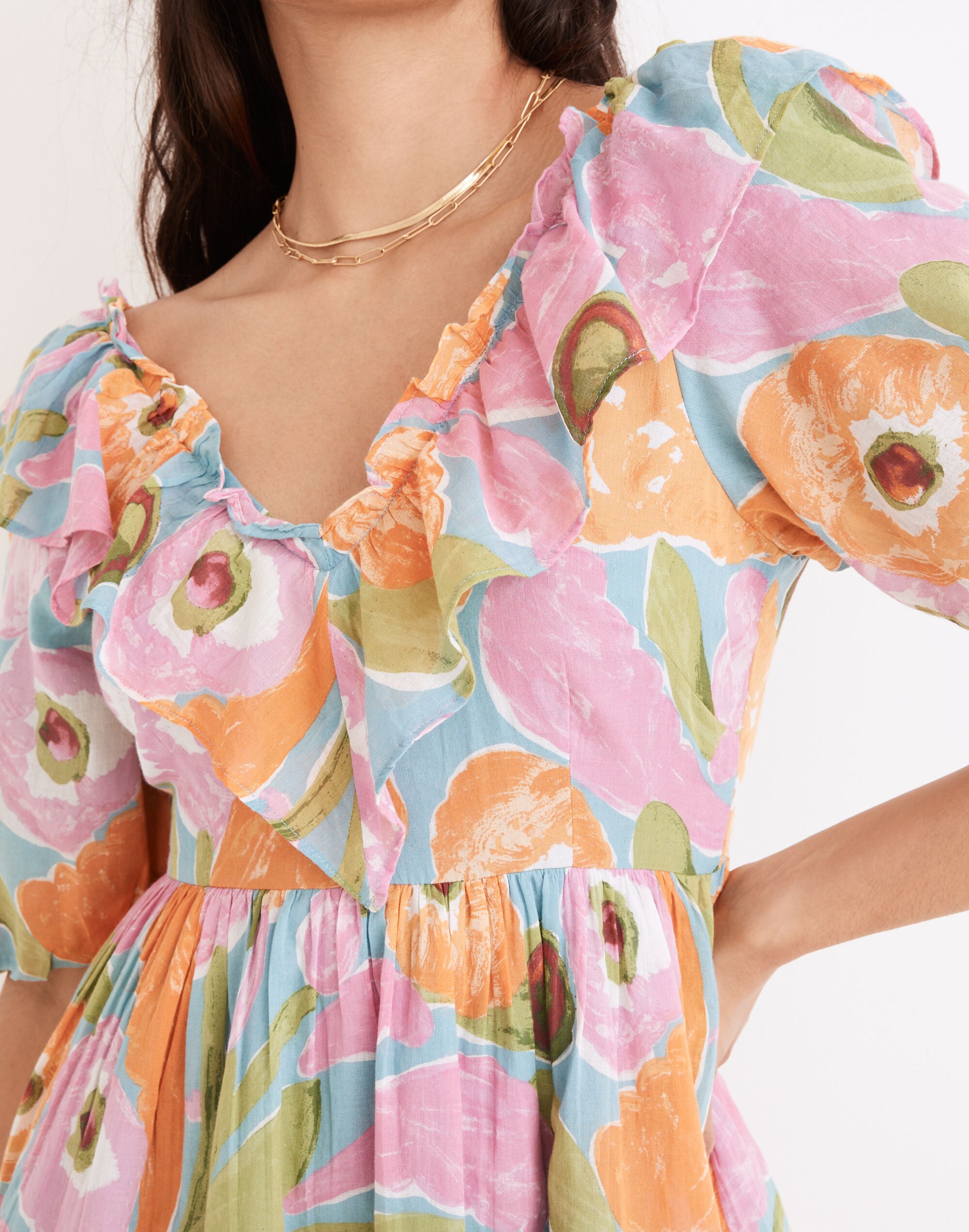 Banjanan Scorpio Mini Dress in Euphoric Bloom