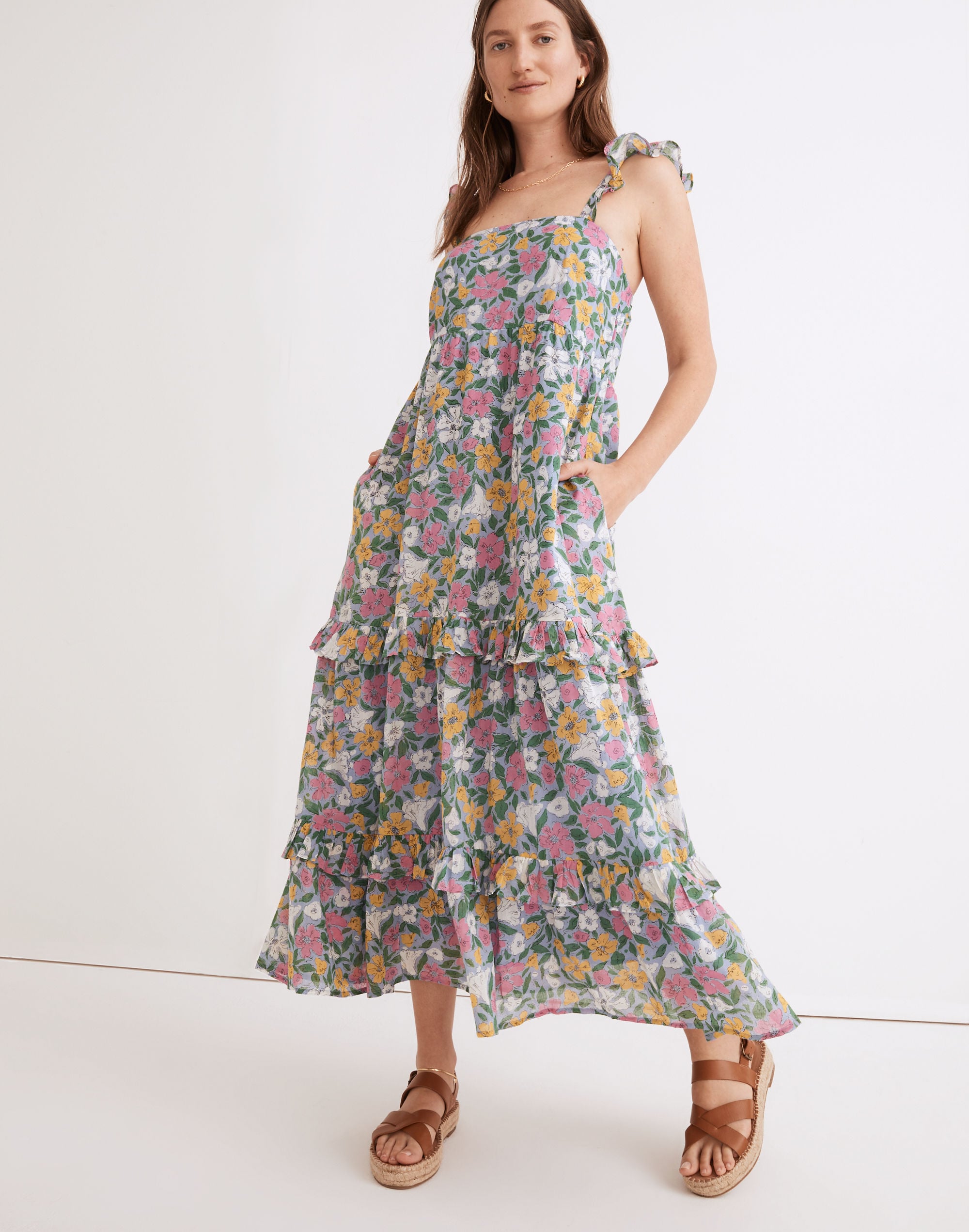 Banjanan Penelope Midi Dress in Melodic Floral