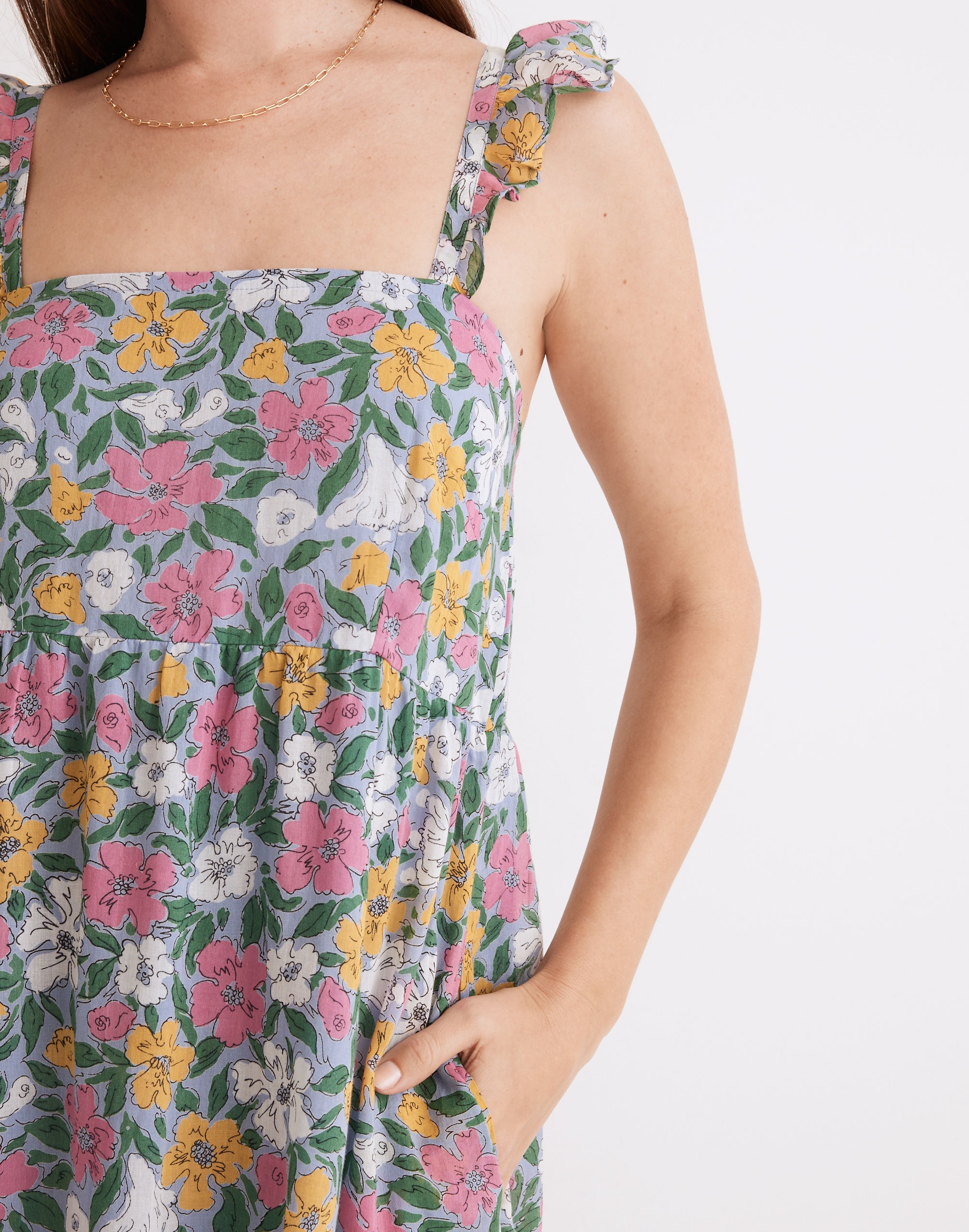 Banjanan Penelope Midi Dress in Melodic Floral