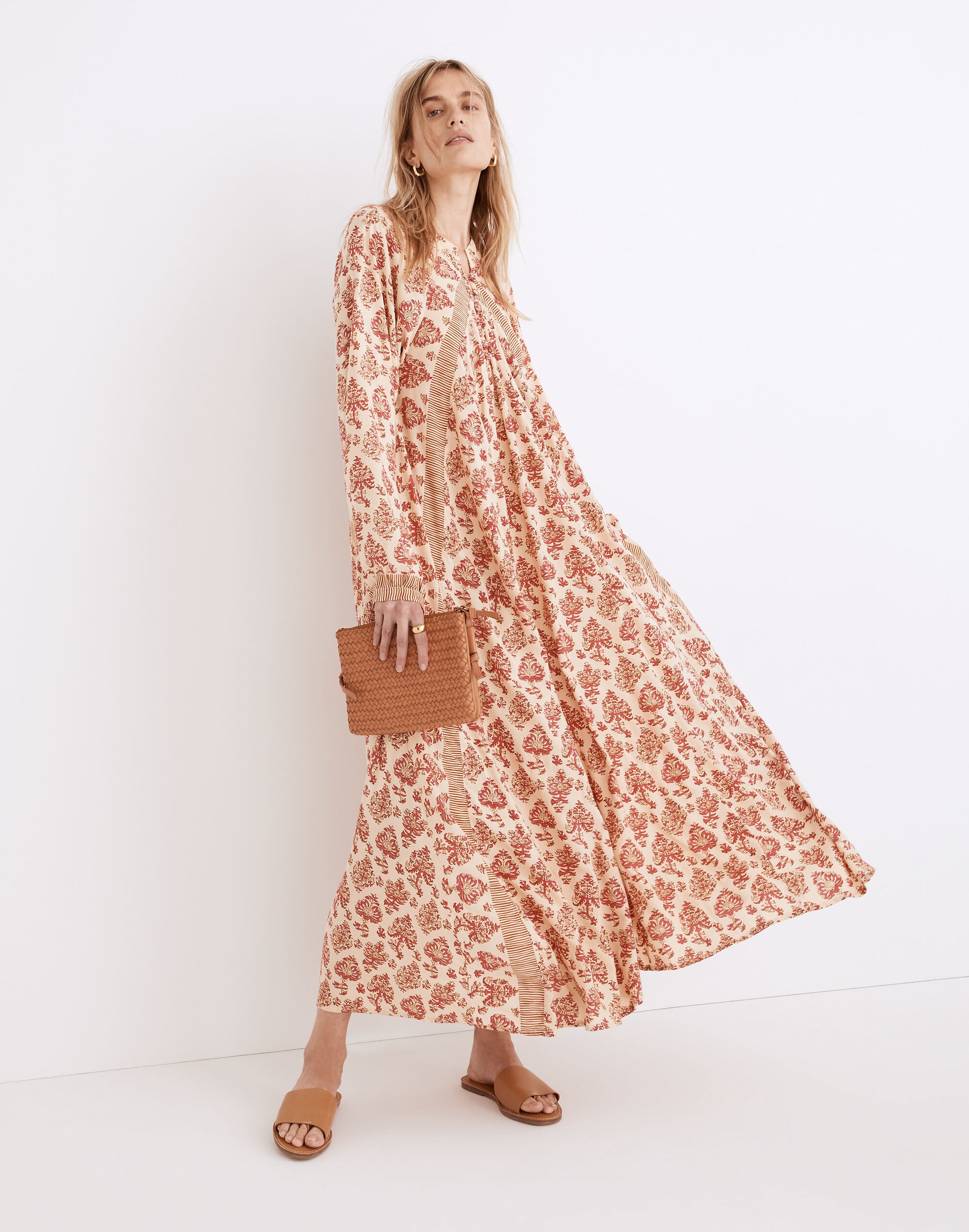 Natalie Martin Fiore Maxi Dress in Cyprus Print