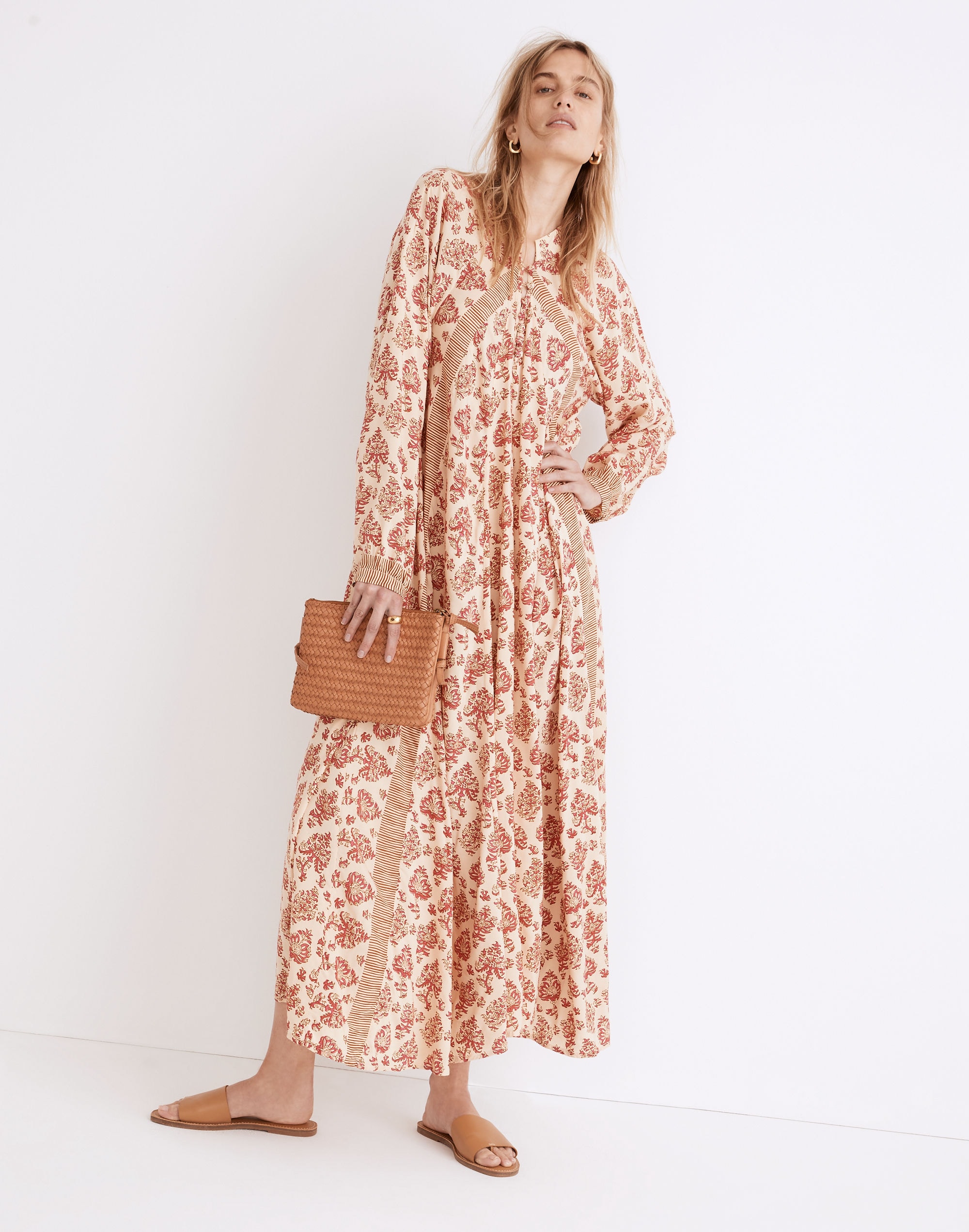 Natalie Martin Fiore Maxi Dress in Cyprus Print