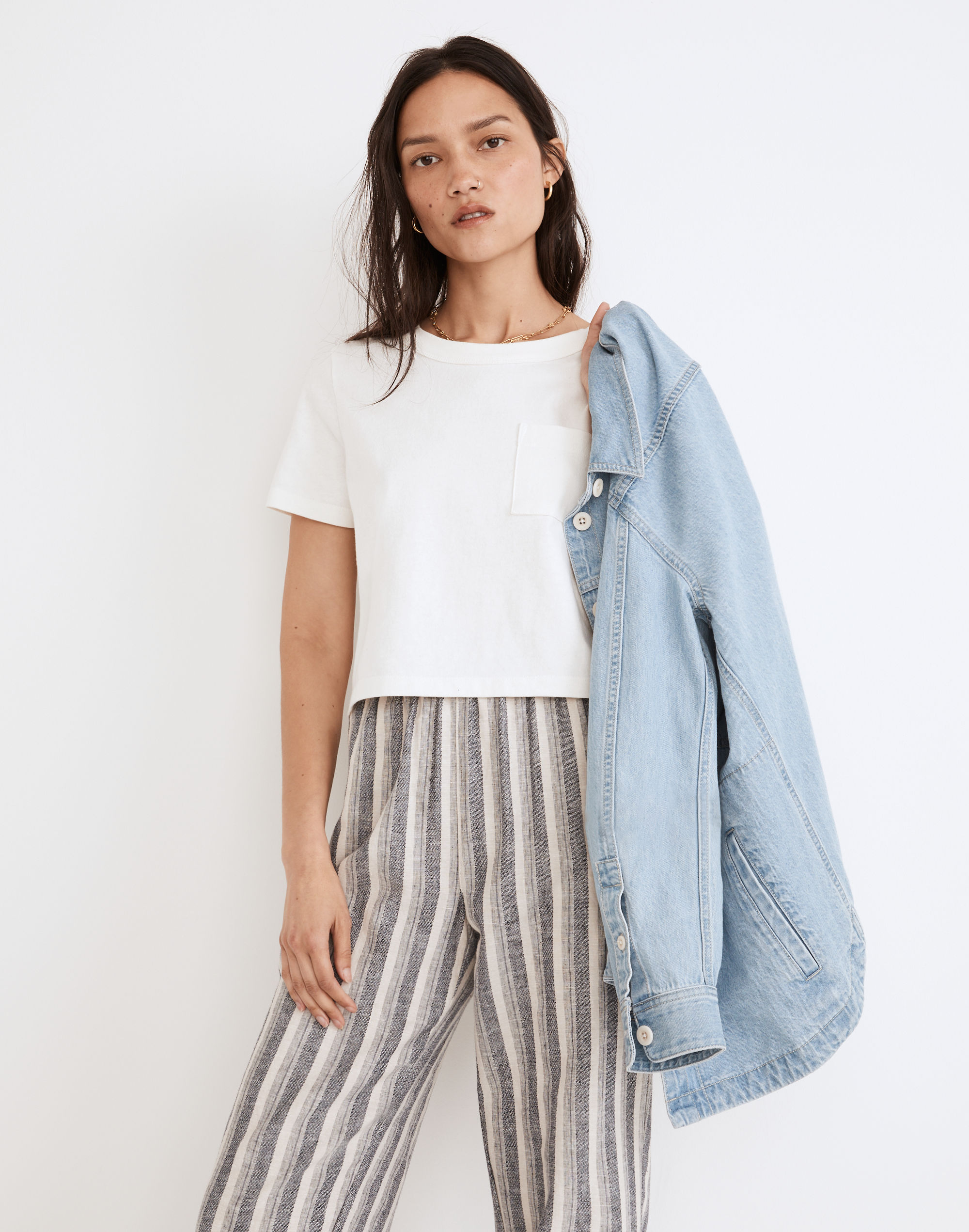 Organic Cotton Supercrop Pocket Tee