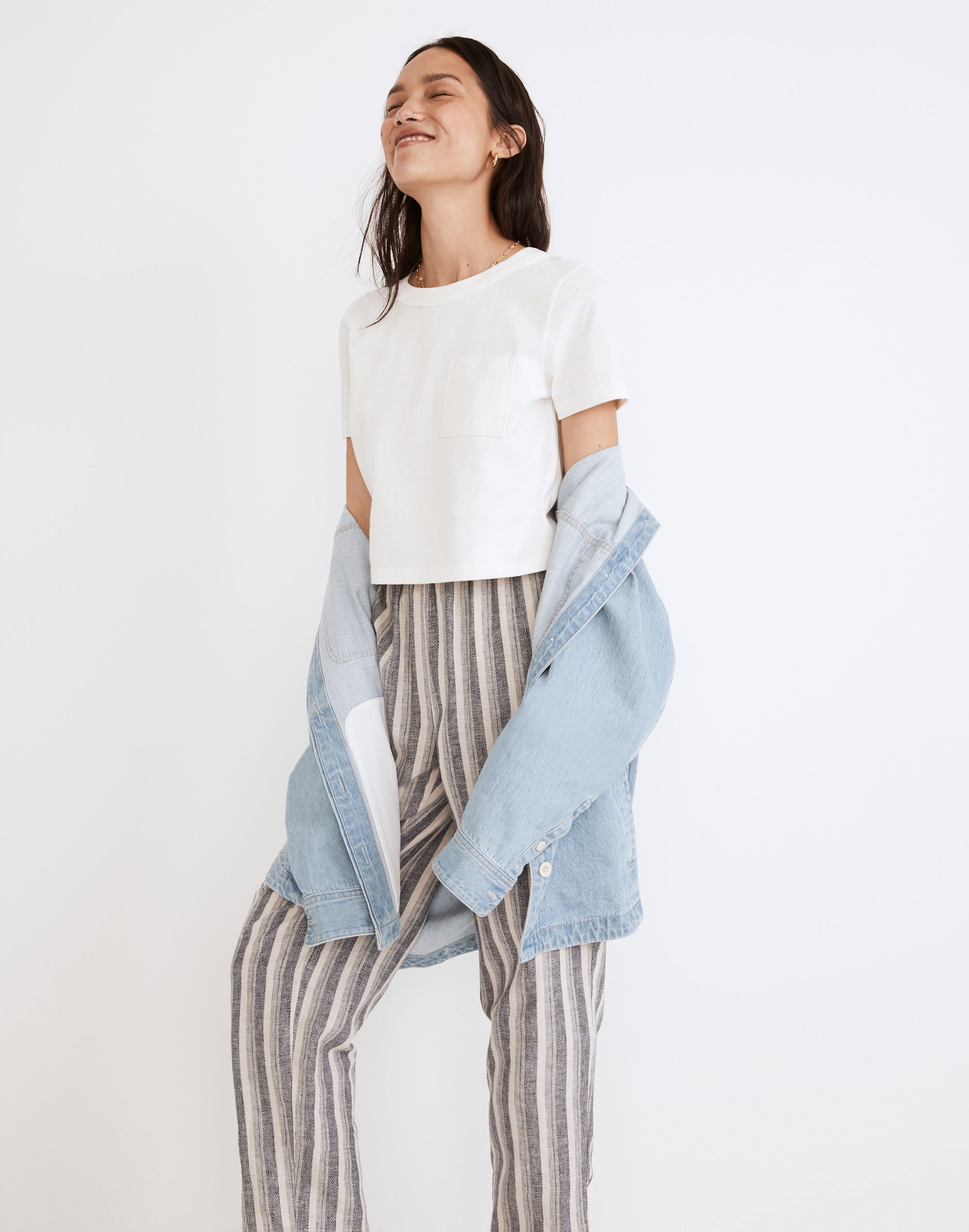 Organic Cotton Supercrop Pocket Tee