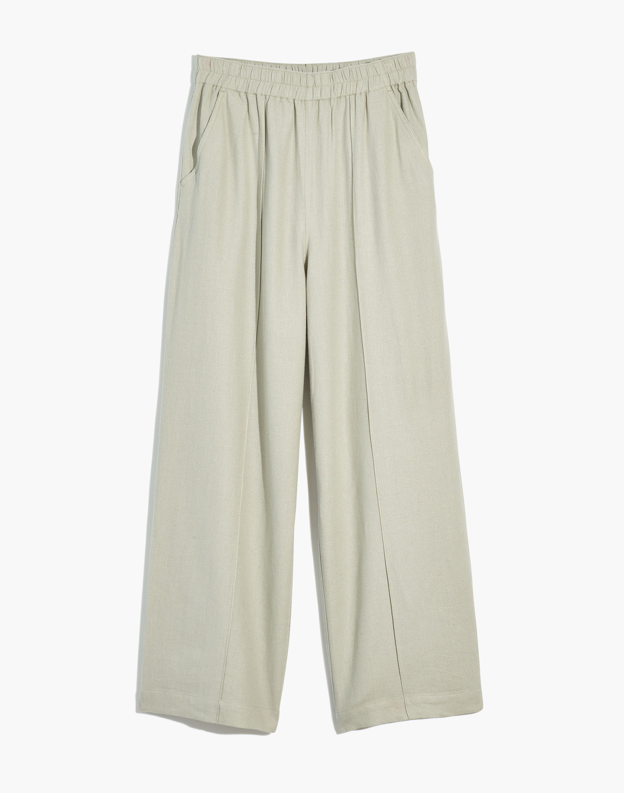 Plus Breezewoven Pull-On High-Rise Straight Pants